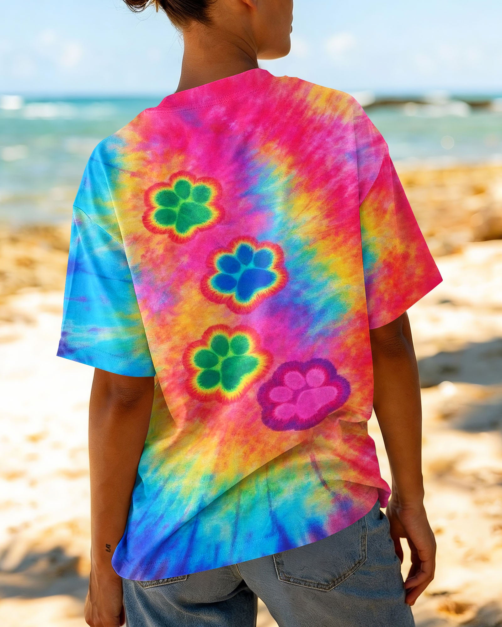 PAW PRINT  TRAIL SWIRL ALL OVER PRINT - TLHG1103262