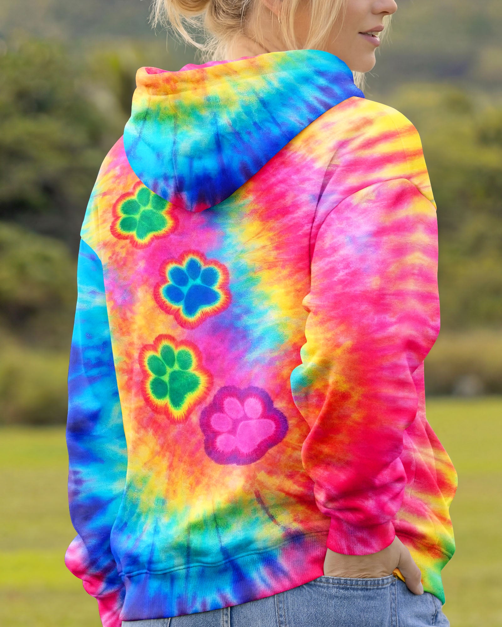 PAW PRINT  TRAIL SWIRL ALL OVER PRINT - TLHG1103262