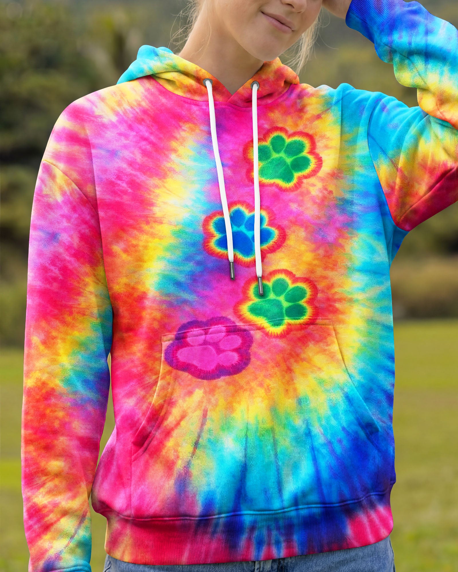 PAW PRINT  TRAIL SWIRL ALL OVER PRINT - TLHG1103262