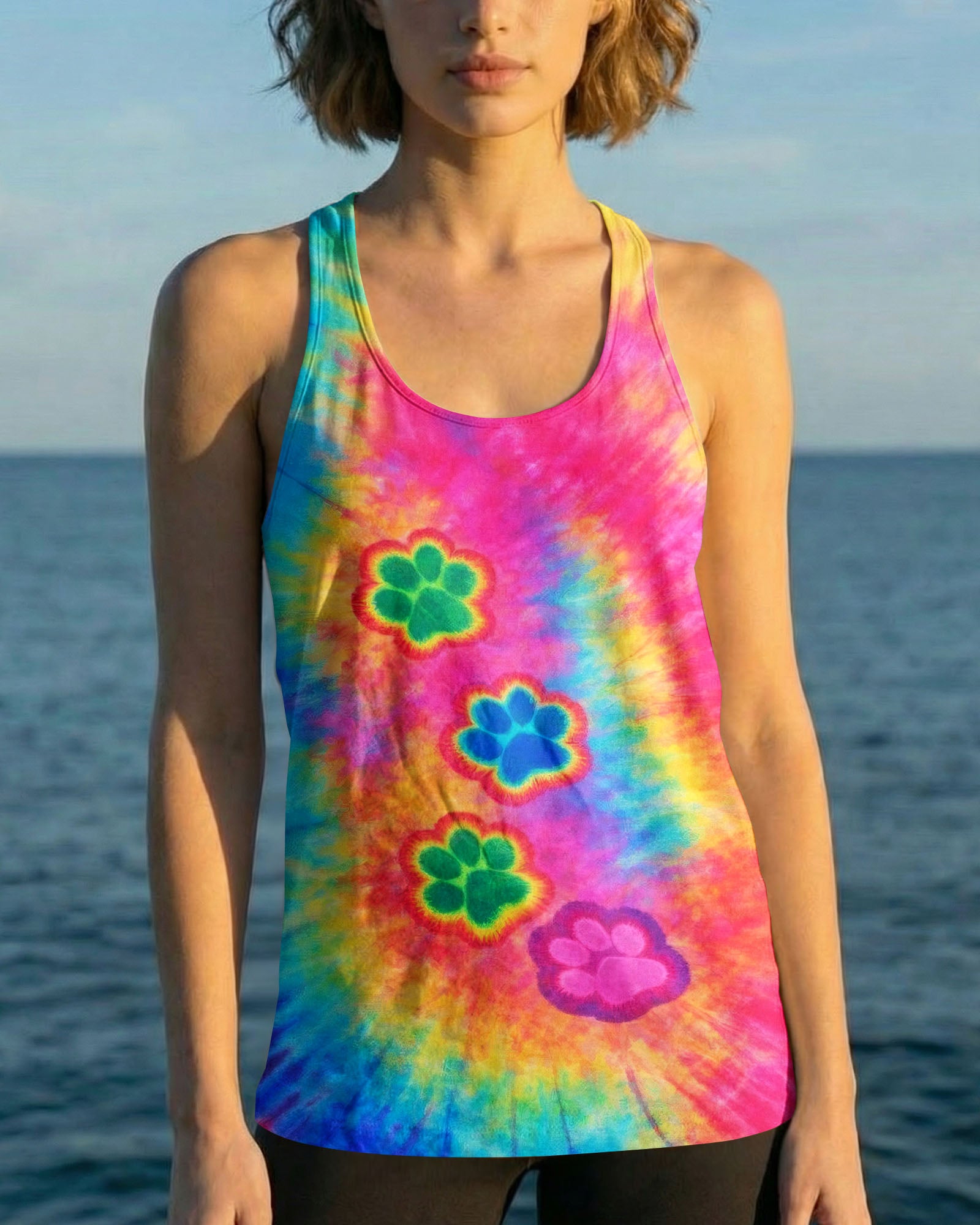 PAW PRINT  TRAIL SWIRL ALL OVER PRINT - TLHG1103262