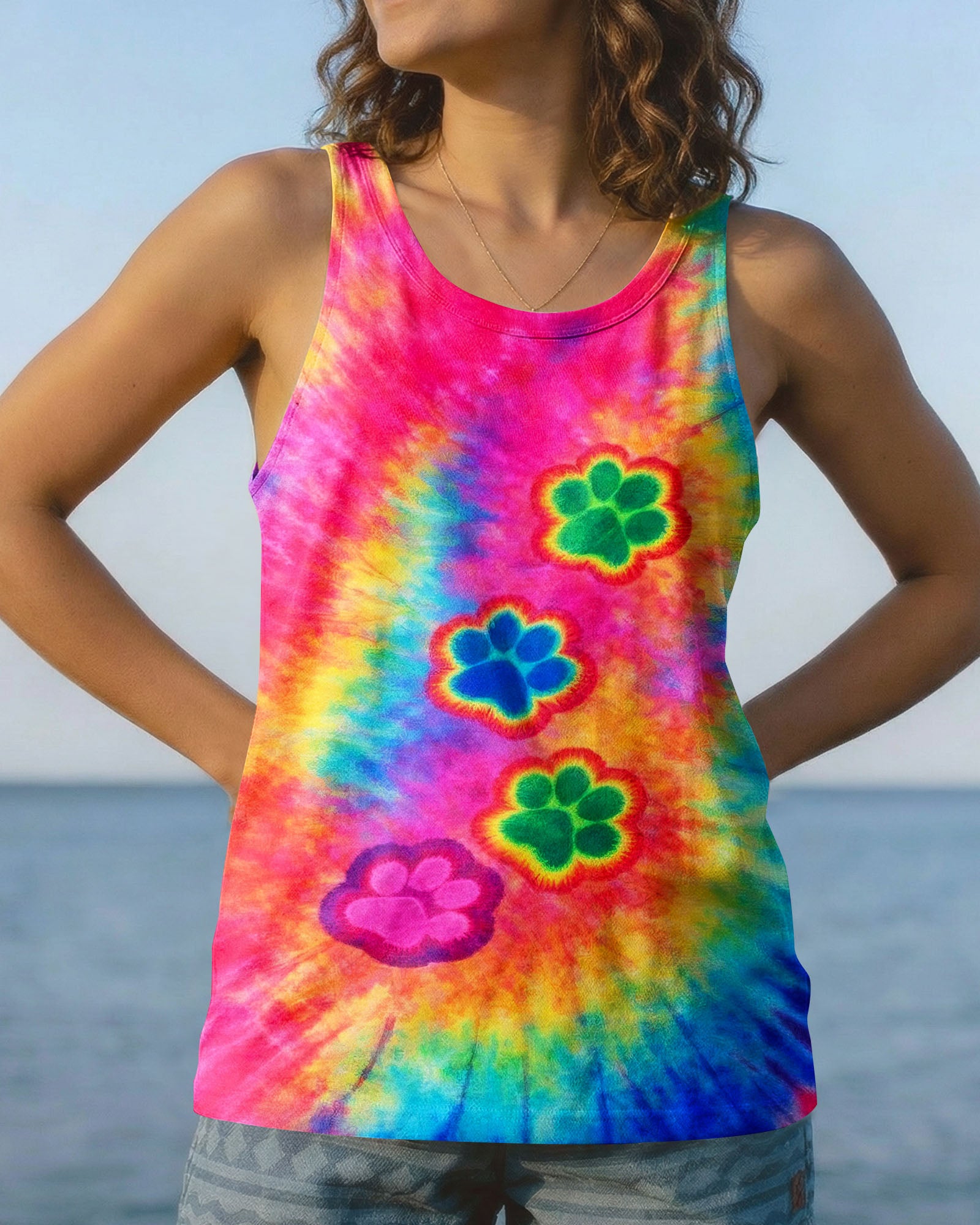 PAW PRINT  TRAIL SWIRL ALL OVER PRINT - TLHG1103262