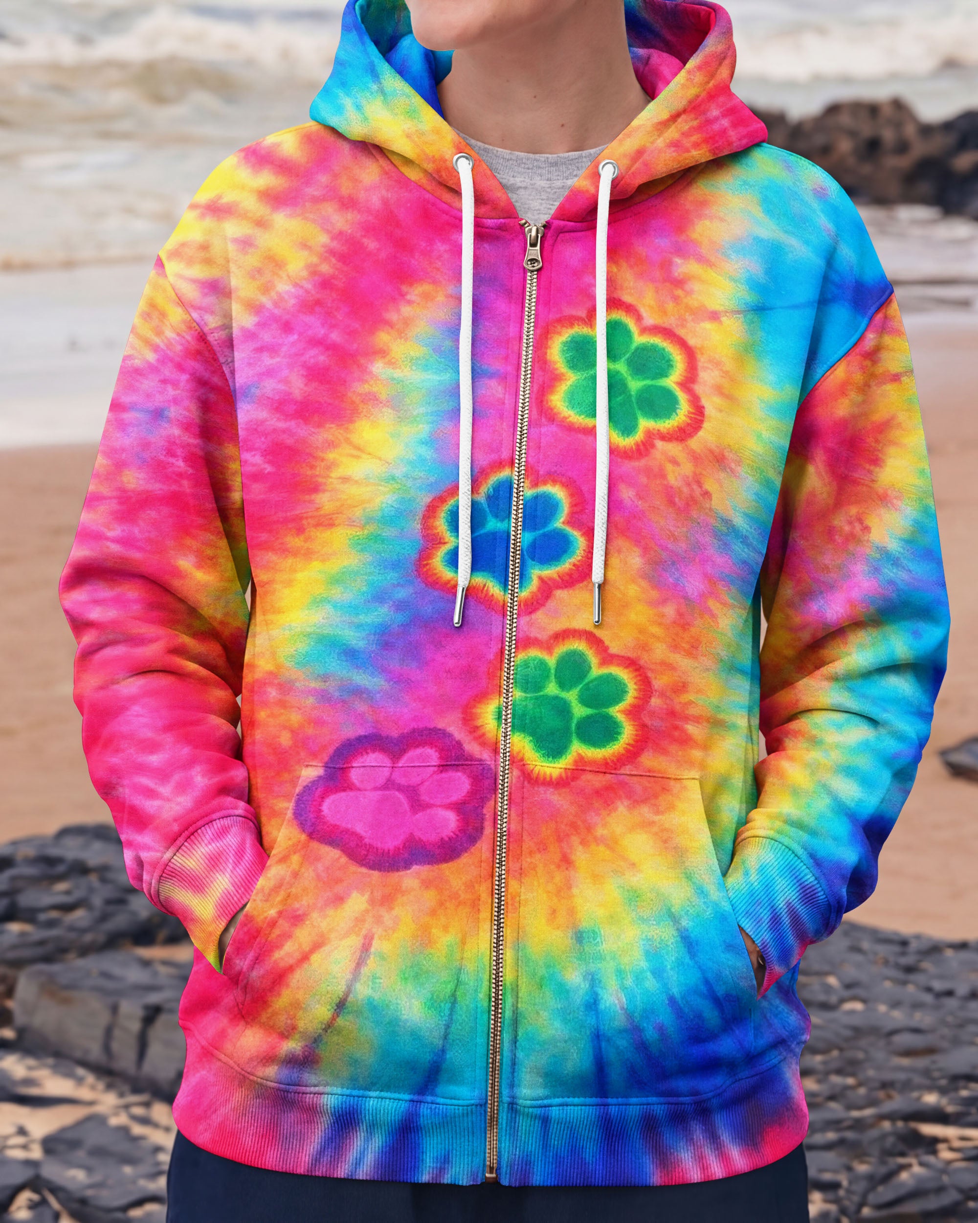 PAW PRINT  TRAIL SWIRL ALL OVER PRINT - TLHG1103262