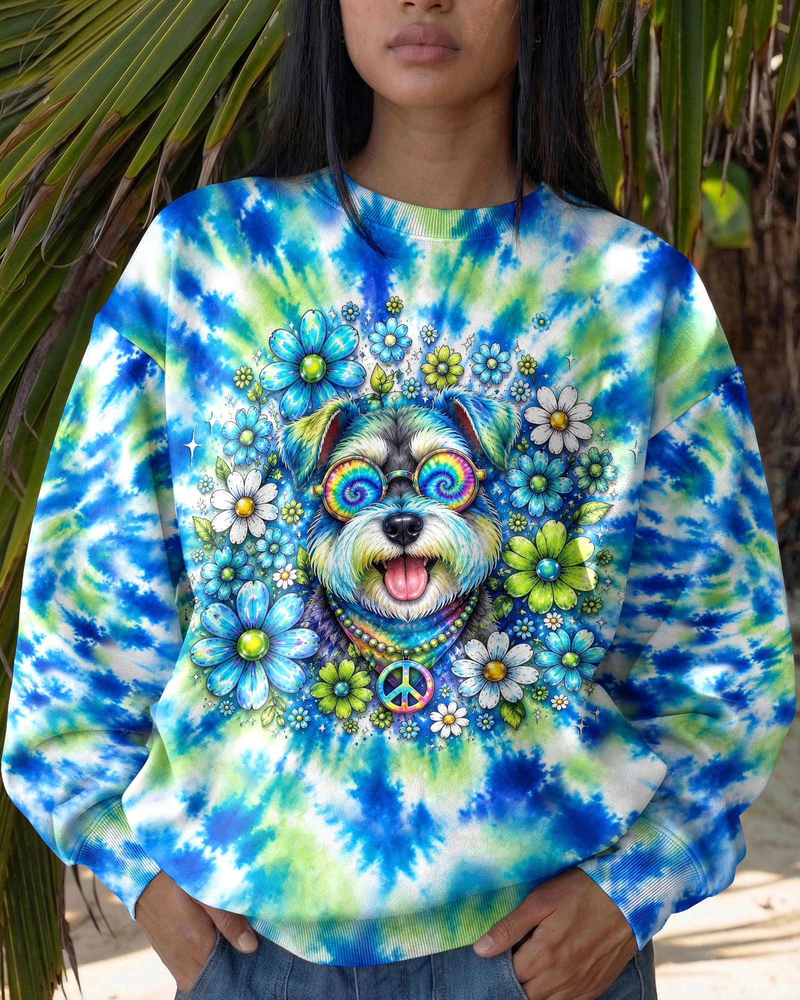 WHISPER WORDS OF WISDOM LET IT BE  SCHNAUZER DOG  ALL OVER PRINT  - TLHG1305263