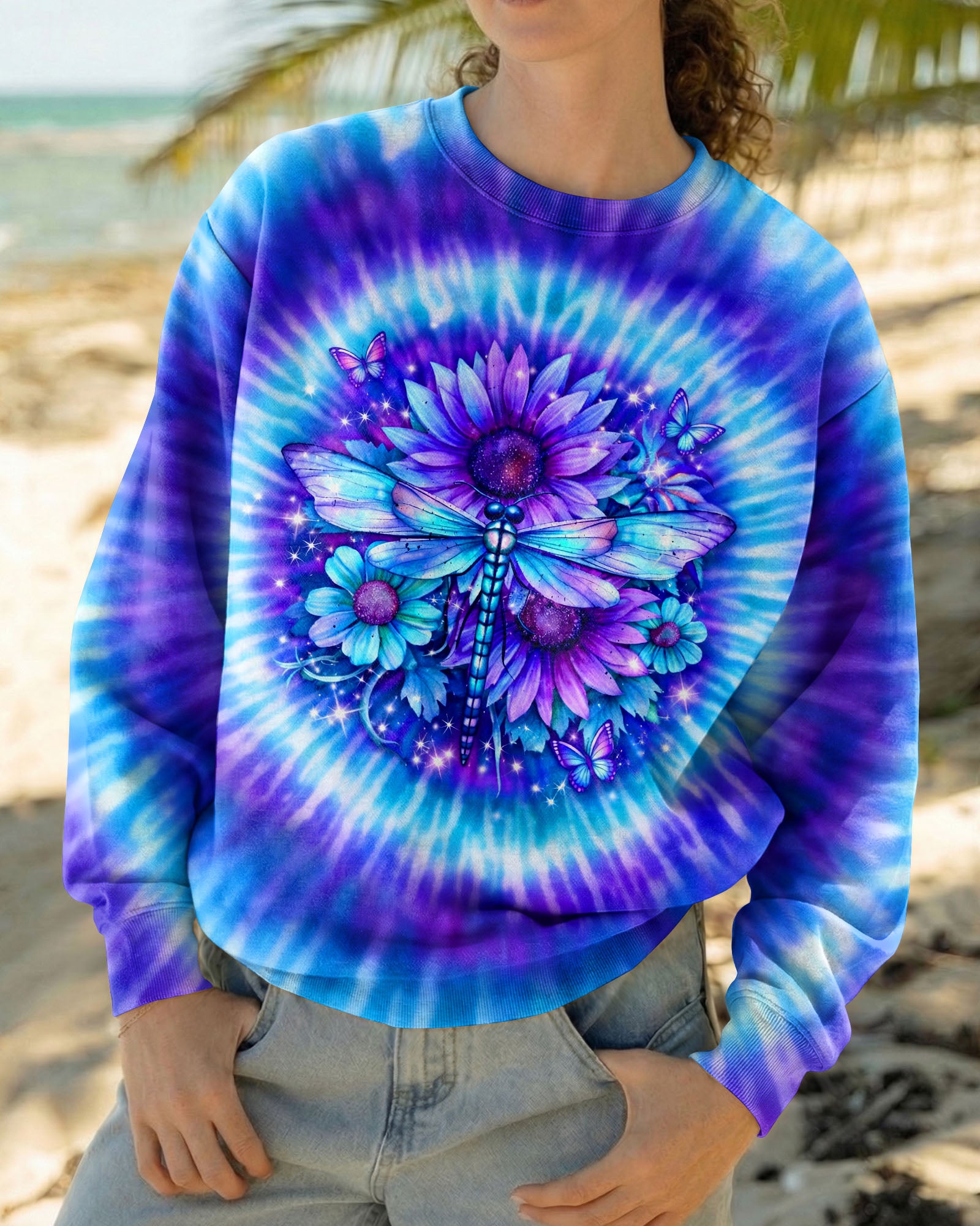 JUST BREATHE DRAGONFLY ALL OVER PRINT - TLHG1603263