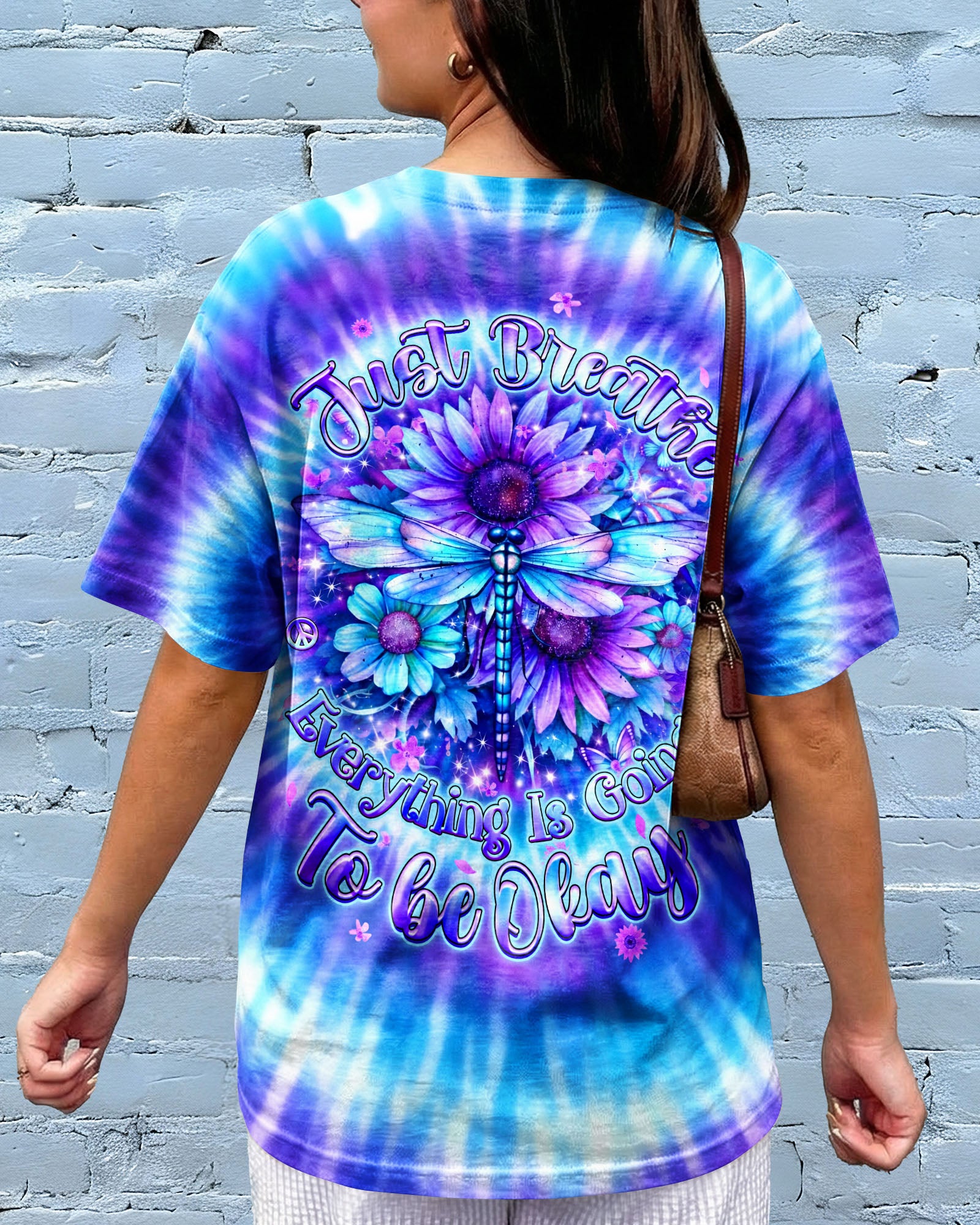 JUST BREATHE DRAGONFLY ALL OVER PRINT - TLHG1603263