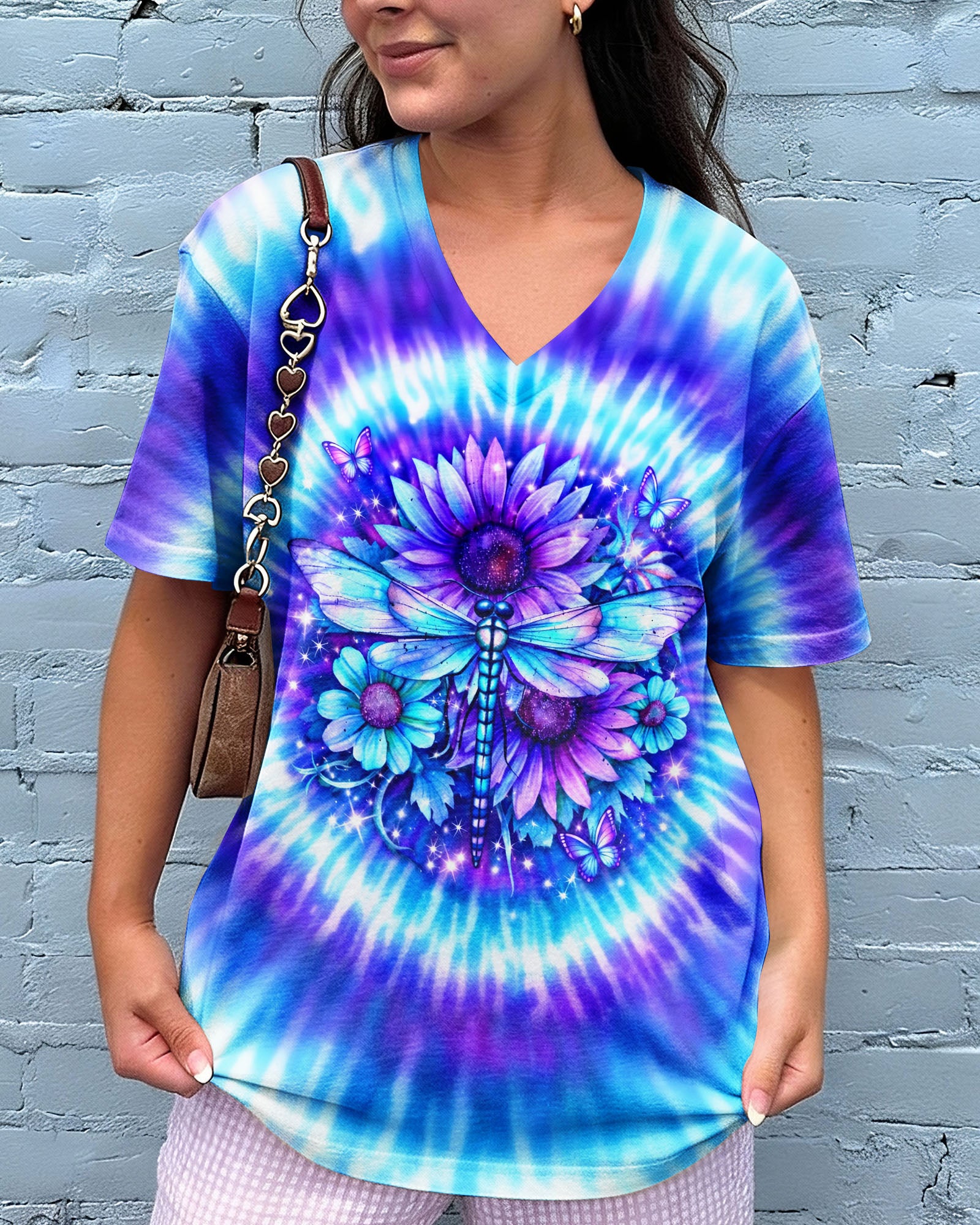 JUST BREATHE DRAGONFLY ALL OVER PRINT - TLHG1603263