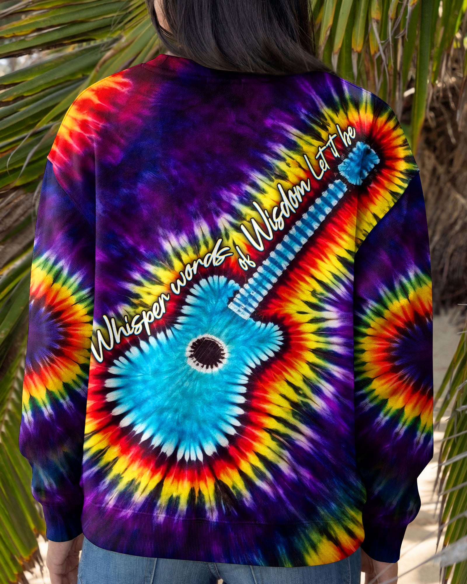 WHISPER WORDS OF WISDOM LET IT BE GUITAR ALL OVER PRINT  - TLHG2304263