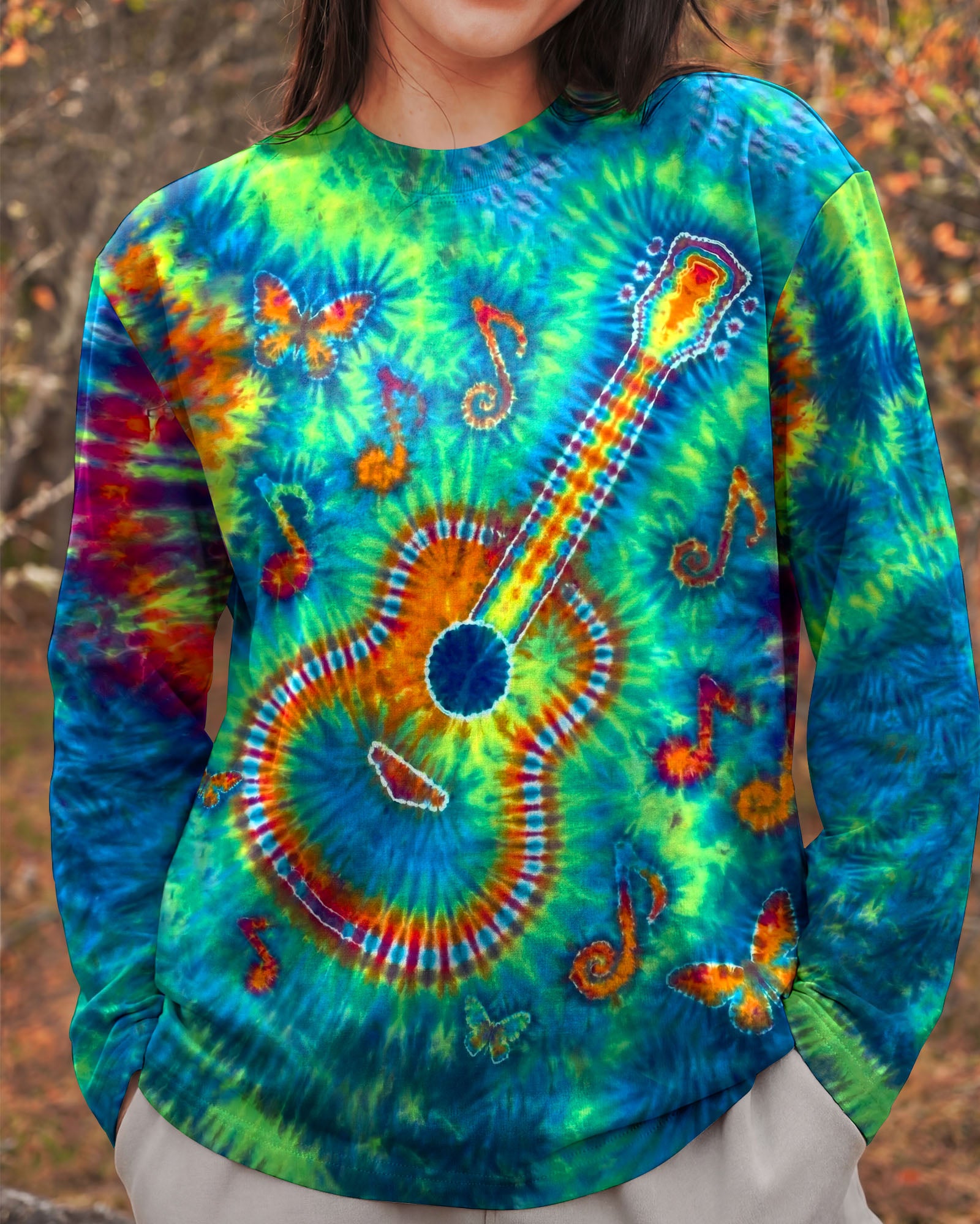 WHISPER WORDS OF WISDOM LET IT BE GUITAR ALL OVER PRINT - TLHN0605261