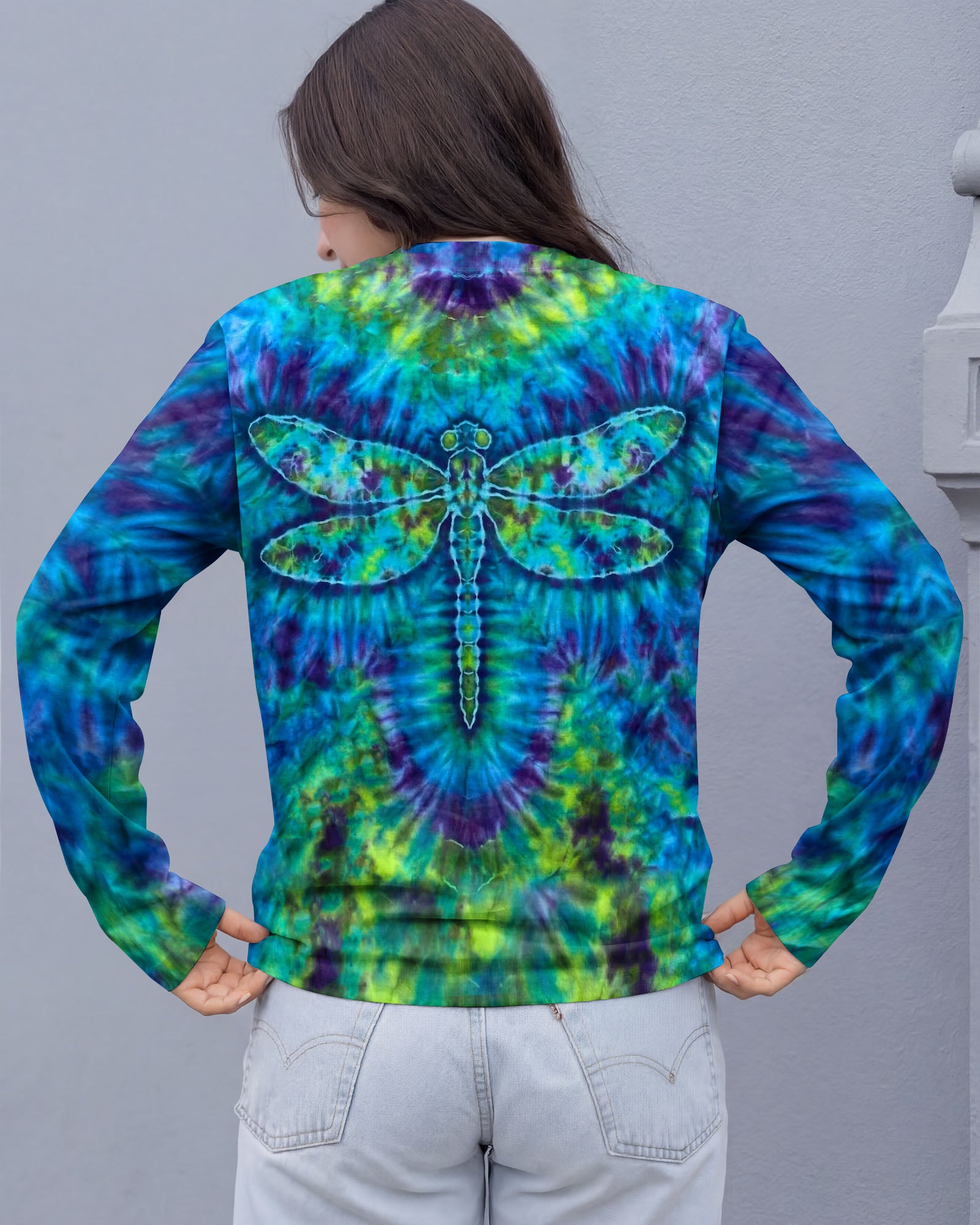 HIPPIE DRAGONFLY  SWIRL ALL OVER PRINT - TLHN0704262