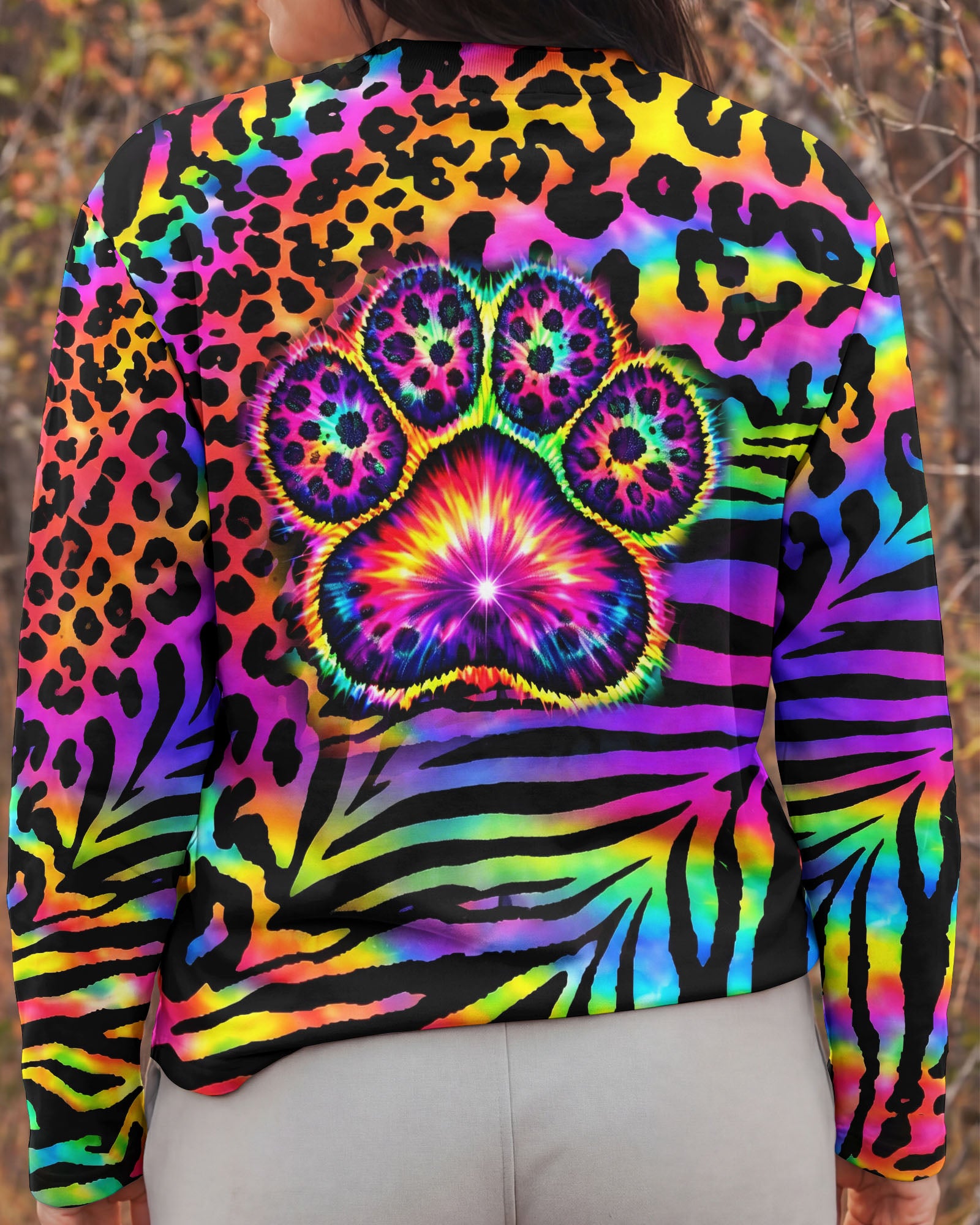 PAW PRINT  COLORFUL  LEOPARD ALL OVER PRINT - TLHN1303263