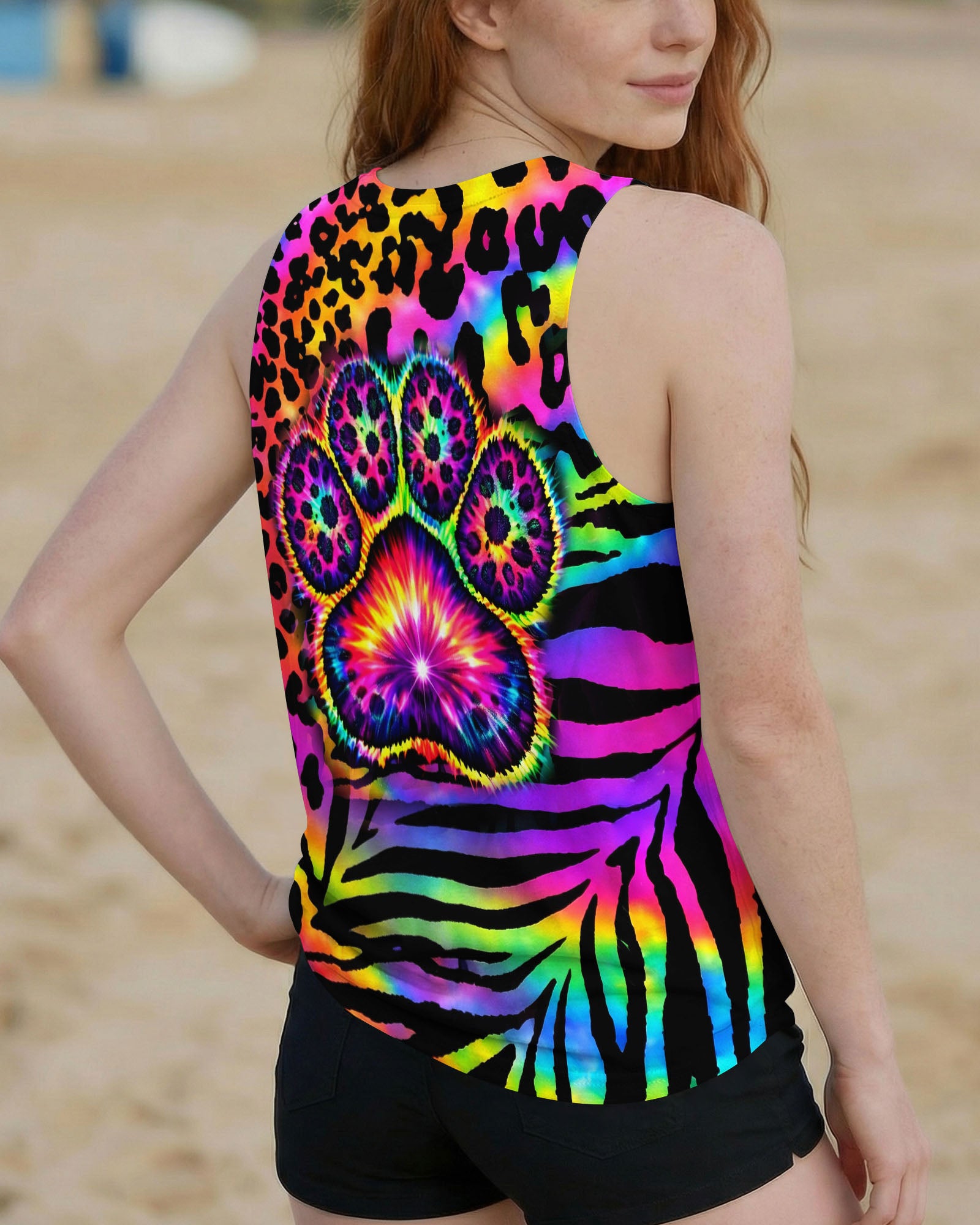 PAW PRINT  COLORFUL  LEOPARD ALL OVER PRINT - TLHN1303263