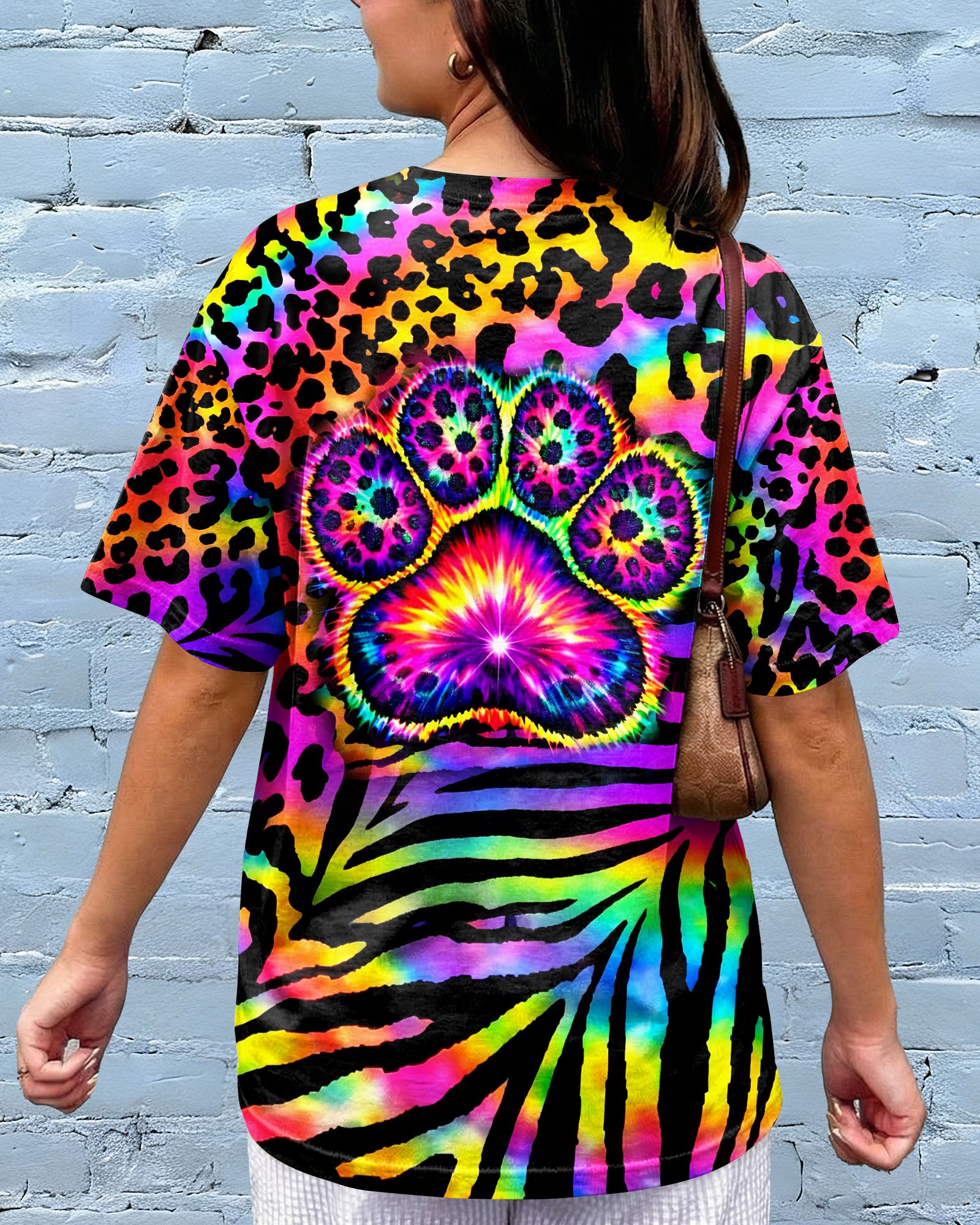 PAW PRINT  COLORFUL  LEOPARD ALL OVER PRINT - TLHN1303263