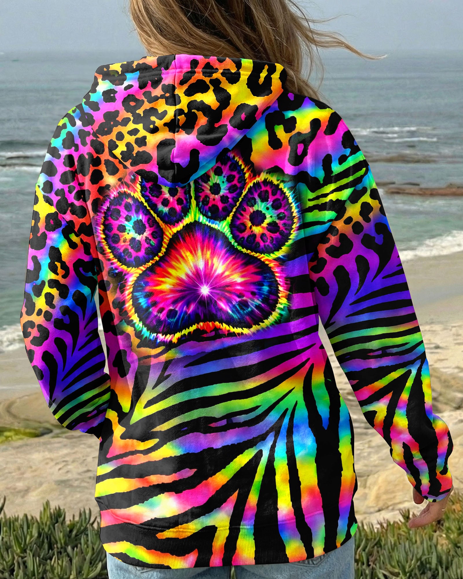 PAW PRINT  COLORFUL  LEOPARD ALL OVER PRINT - TLHN1303263