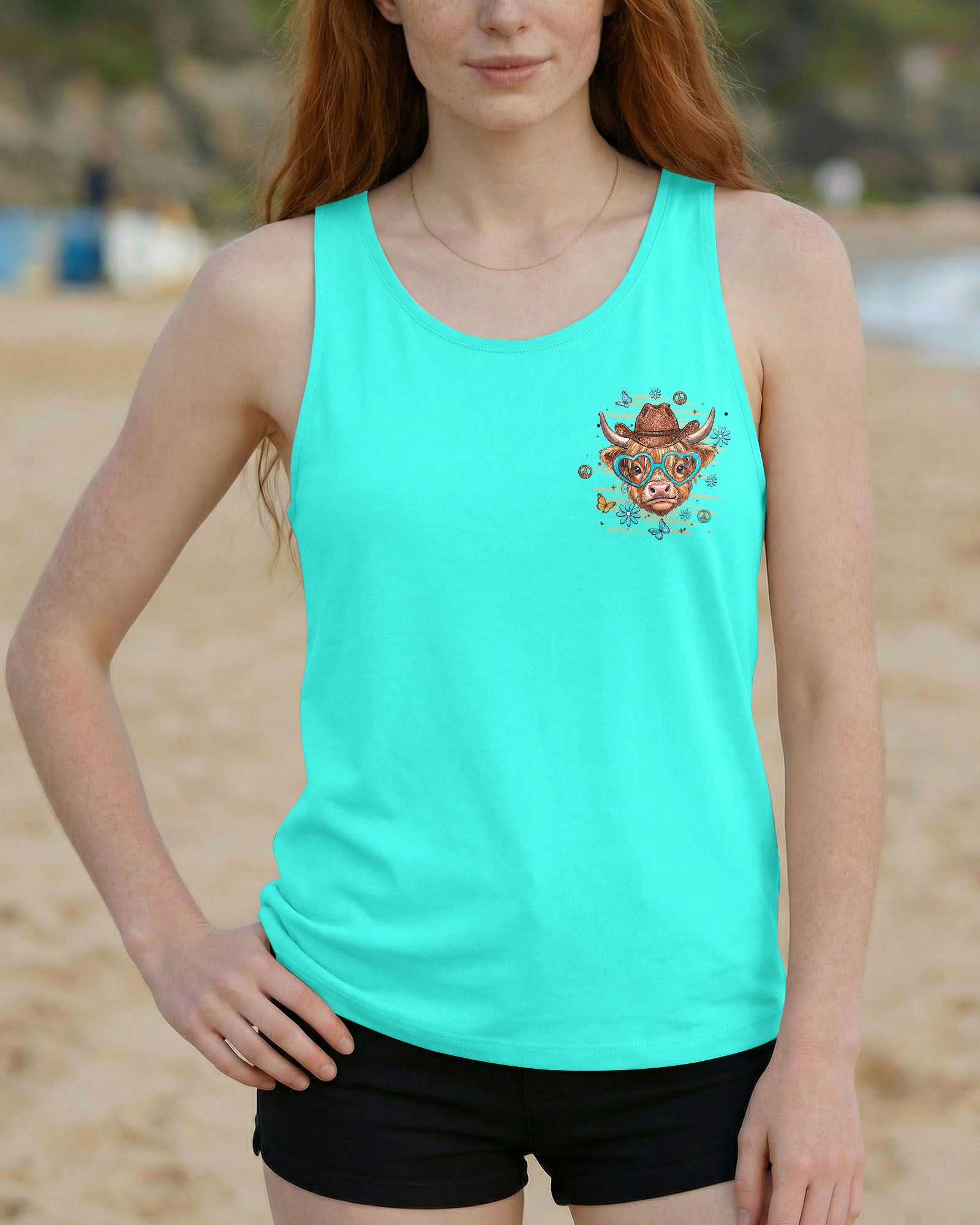 HOWDY HIGHLAND COW ALL OVER PRINT - TLHN1407262