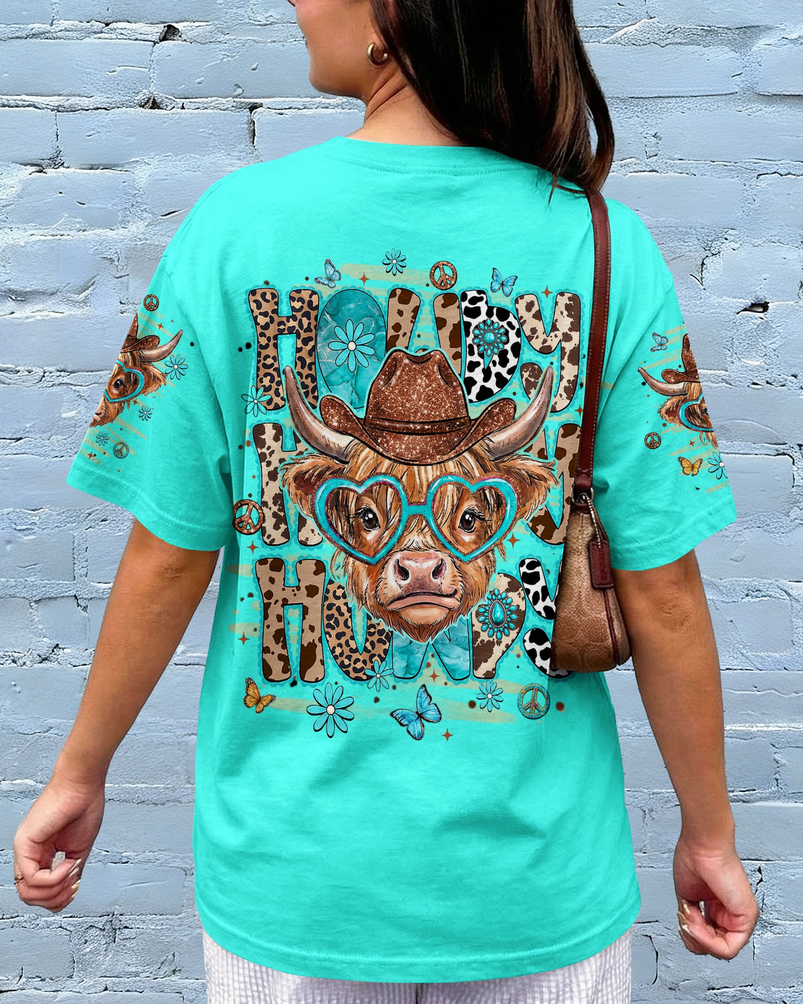 HOWDY HIGHLAND COW ALL OVER PRINT - TLHN1407262
