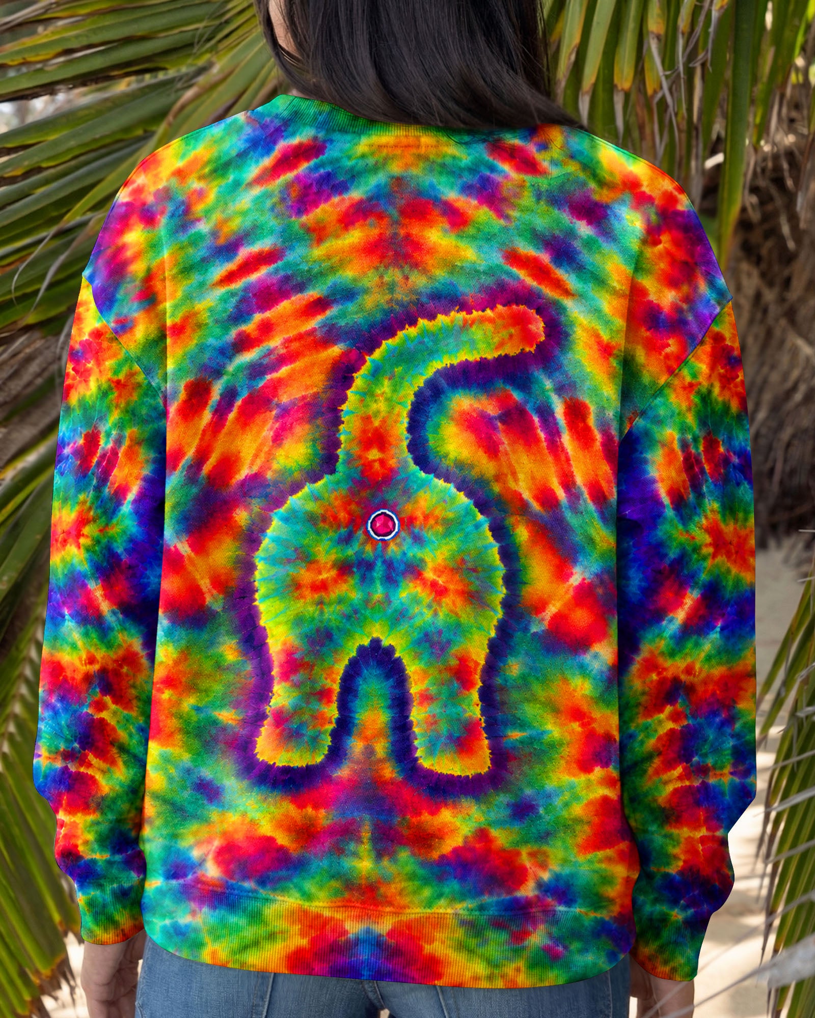 FUNNY CAT COLORFUL NEON BURST PATTERN ALL OVER PRINT  - TLHN1505261