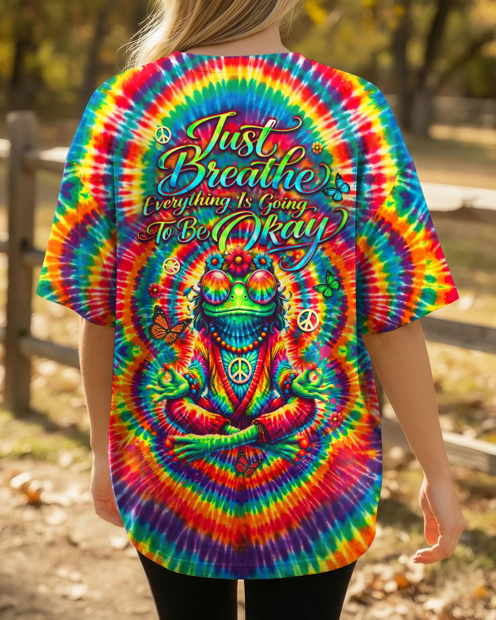 JUST BREATHE FROG  ALL OVER PRINT  - TLHN2004263
