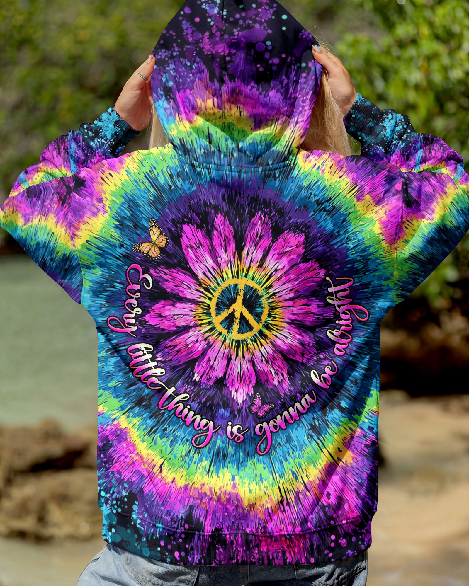 EVERY LITTLE THING FLOWER ART ALL OVER PRINT - TLHN2207262