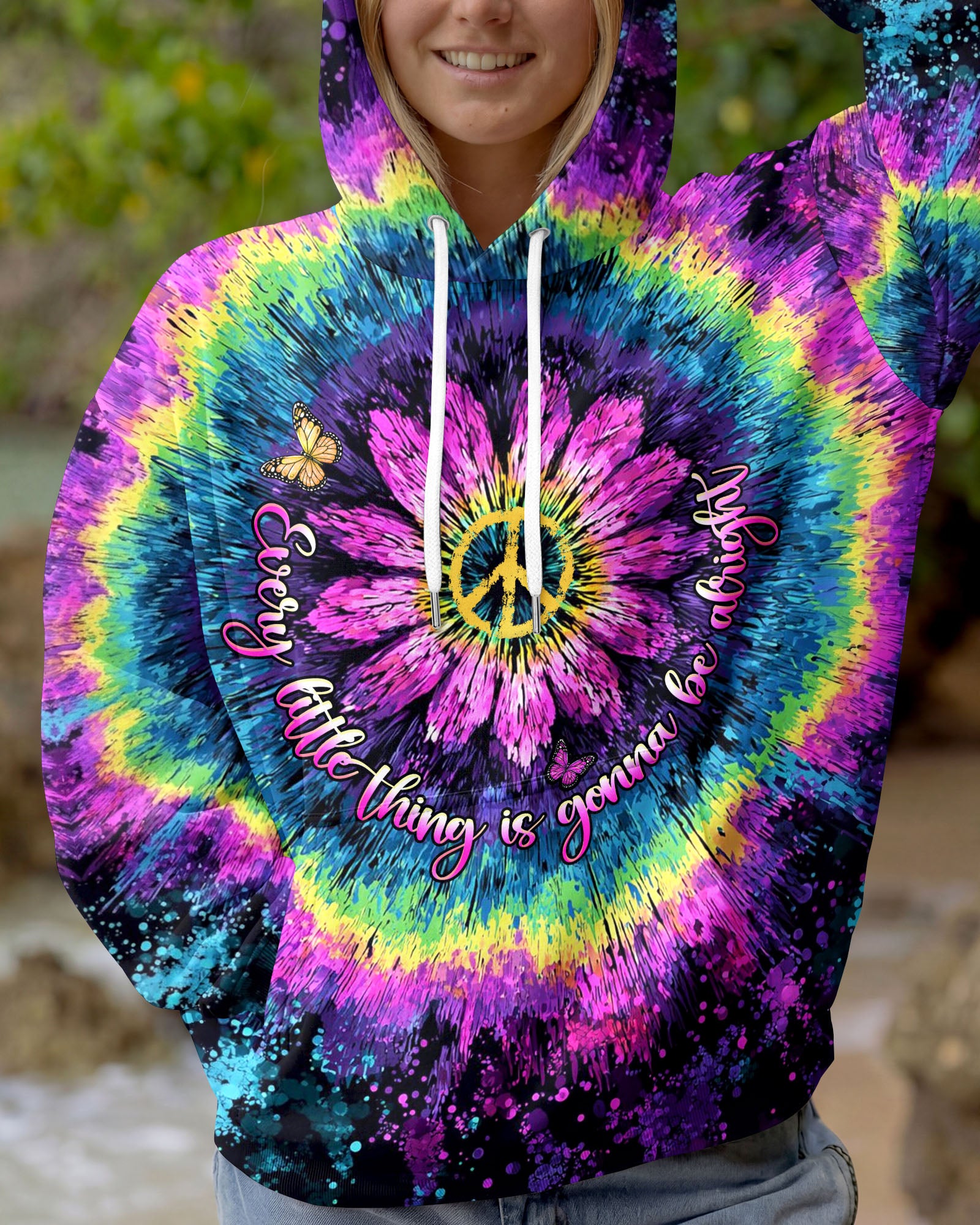 EVERY LITTLE THING FLOWER ART ALL OVER PRINT - TLHN2207262
