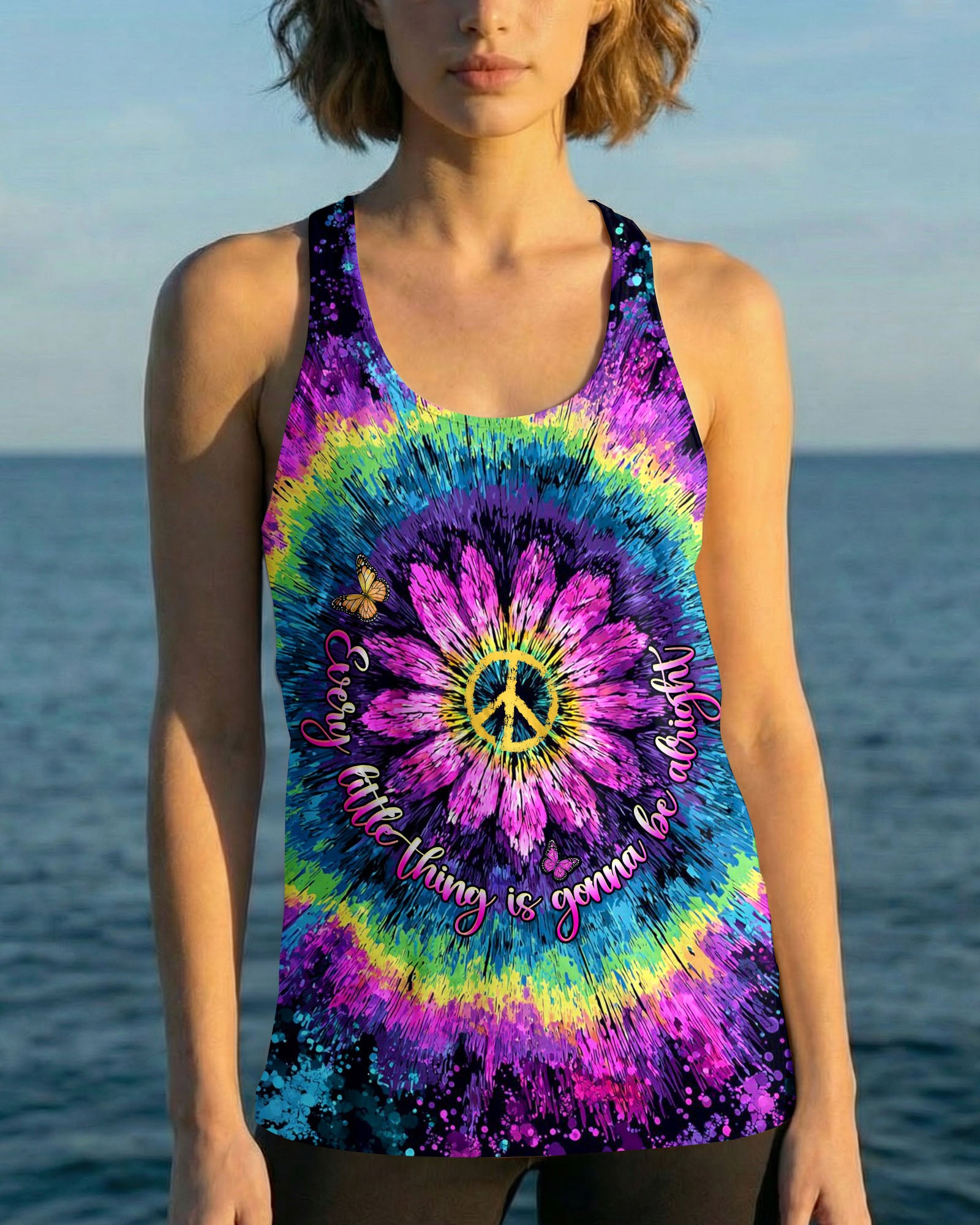 EVERY LITTLE THING FLOWER ART ALL OVER PRINT - TLHN2207262