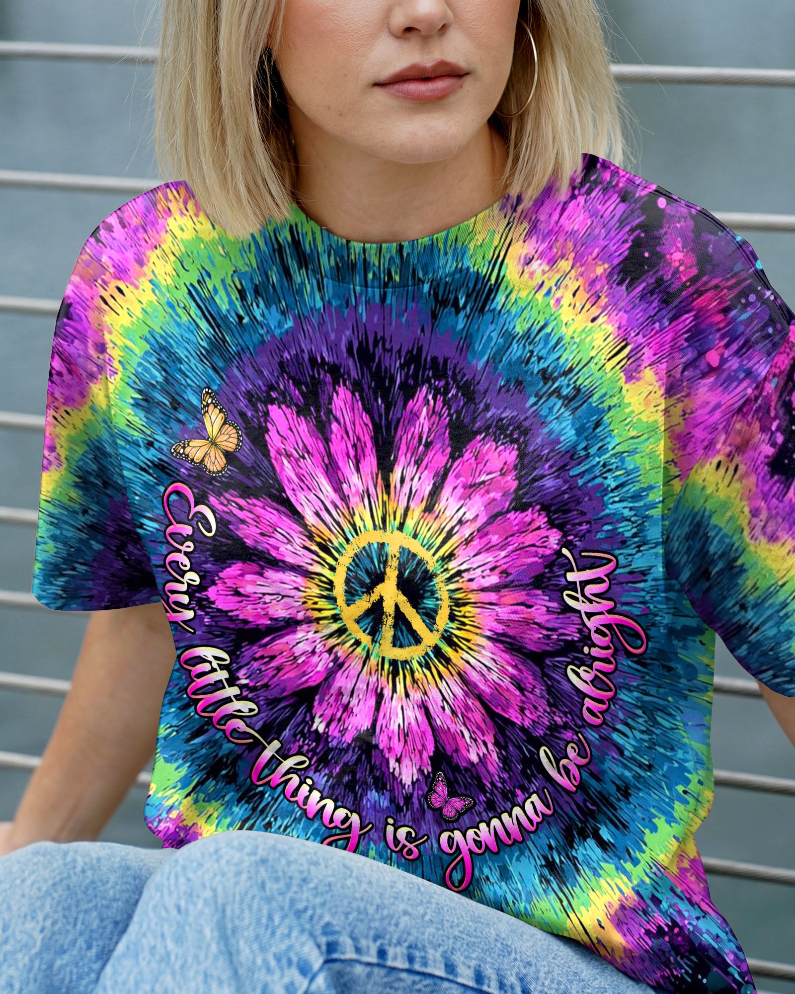 EVERY LITTLE THING FLOWER ART ALL OVER PRINT - TLHN2207262