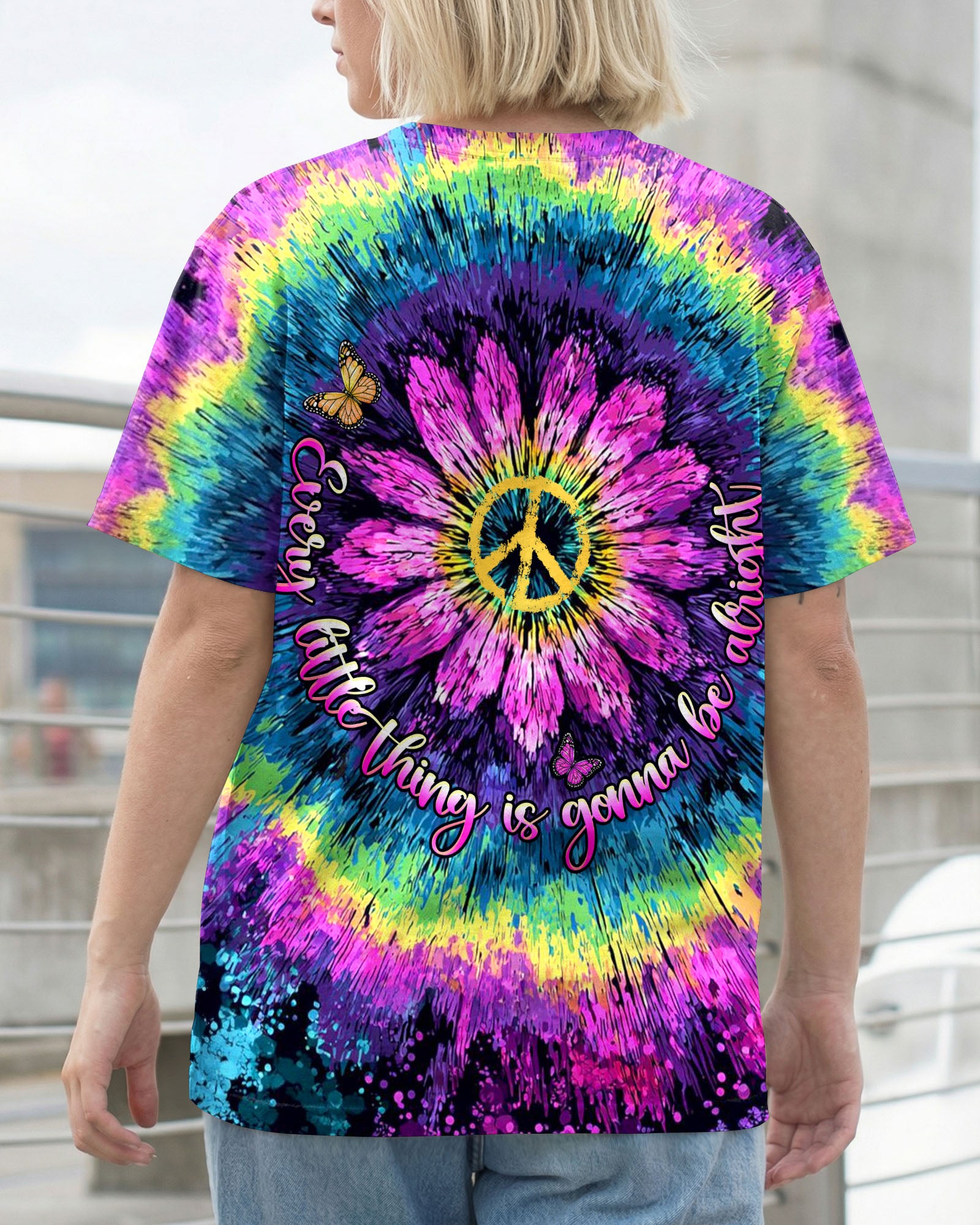 EVERY LITTLE THING FLOWER ART ALL OVER PRINT - TLHN2207262