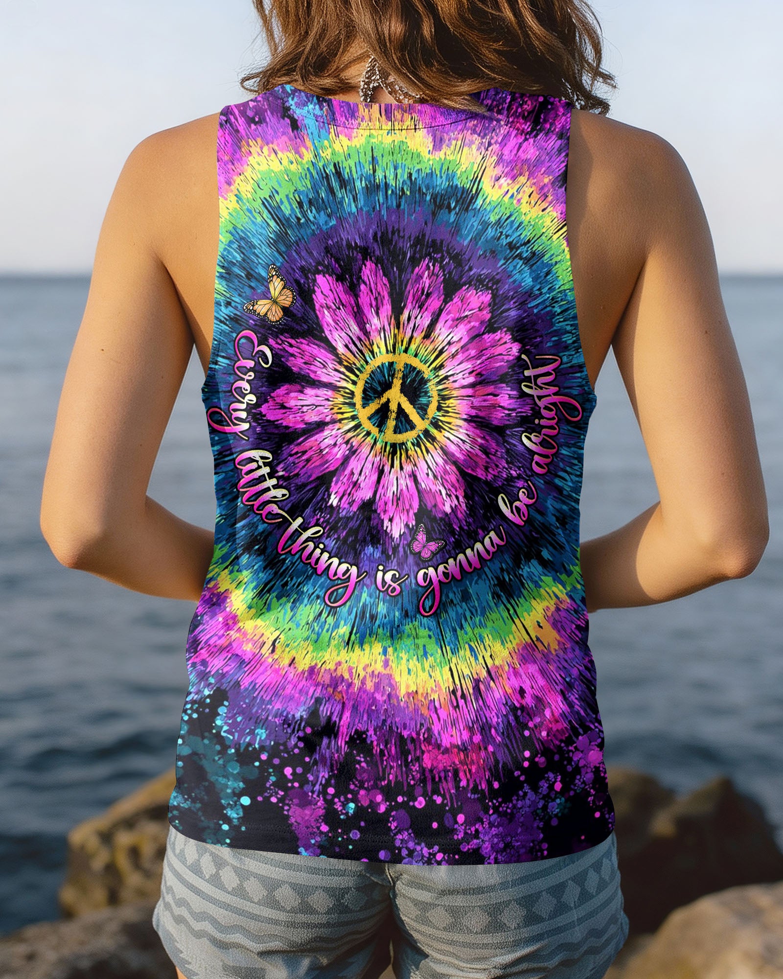 EVERY LITTLE THING FLOWER ART ALL OVER PRINT - TLHN2207262