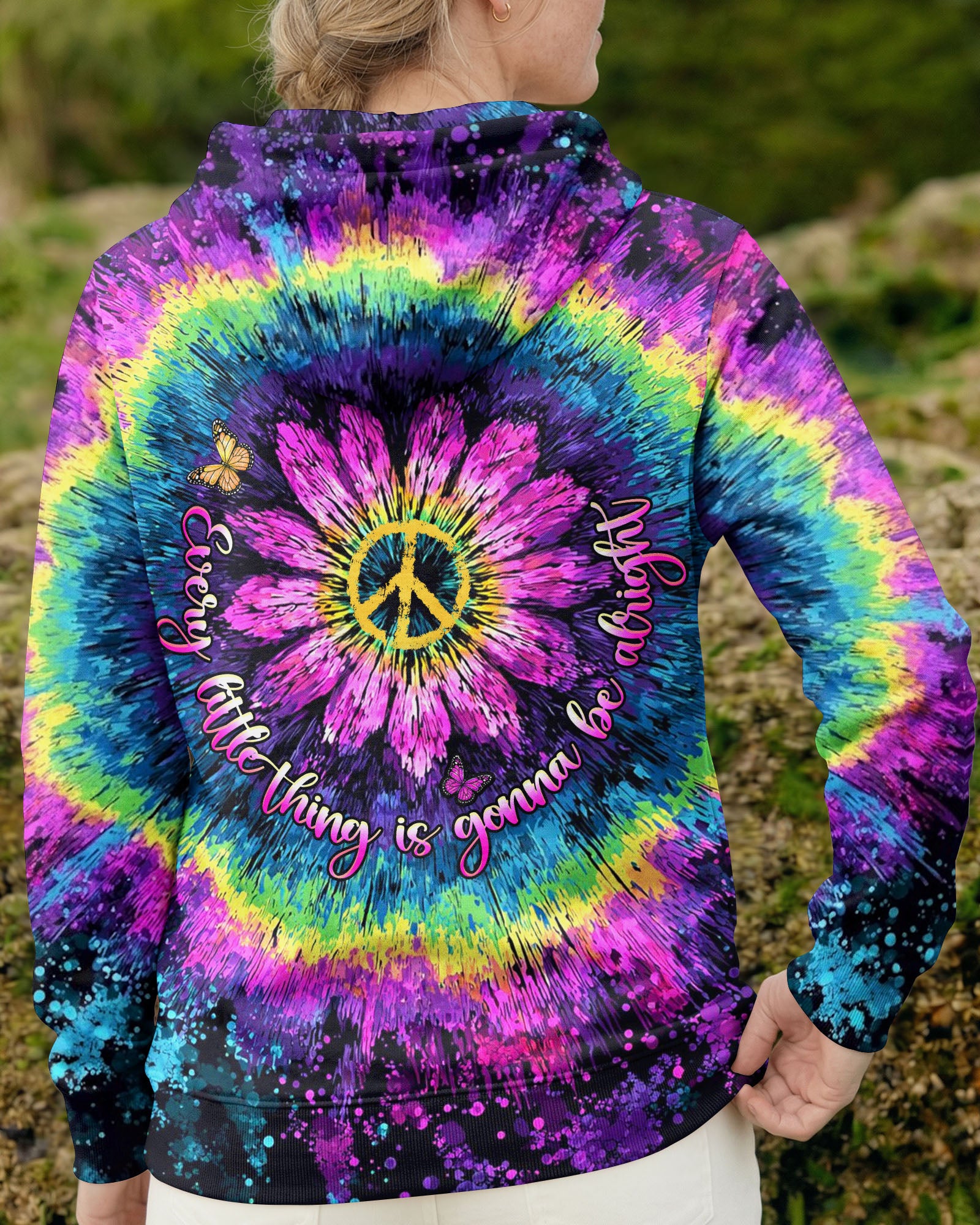 EVERY LITTLE THING FLOWER ART ALL OVER PRINT - TLHN2207262