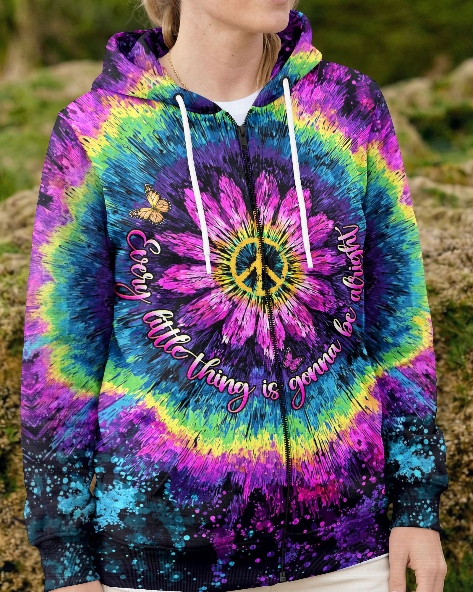 EVERY LITTLE THING FLOWER ART ALL OVER PRINT - TLHN2207262