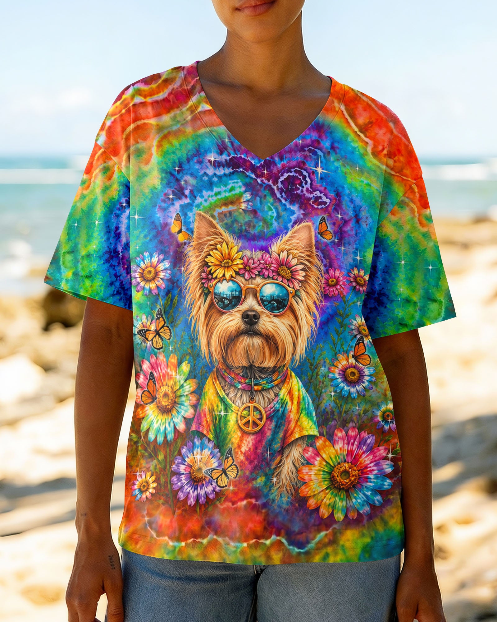 WHISPER WORDS OF WISDOM LET IT BE YORKIE DOG ALL OVER PRINT - TLHN2705264