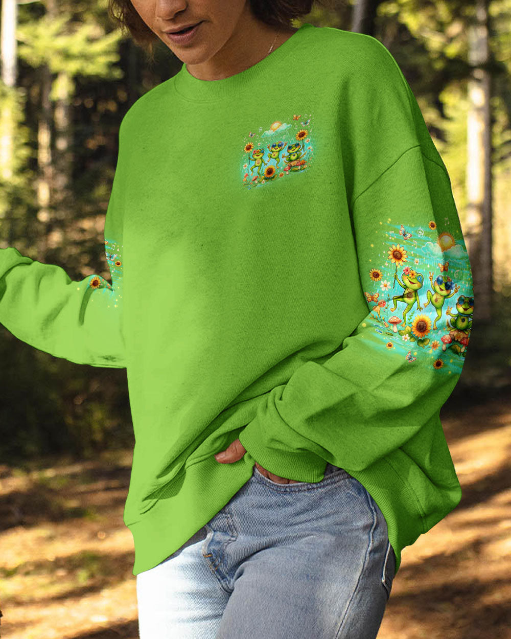 GOOD TIMES CRAZY FRIEND FROG ALL OVER PRINT - TLNO0107241