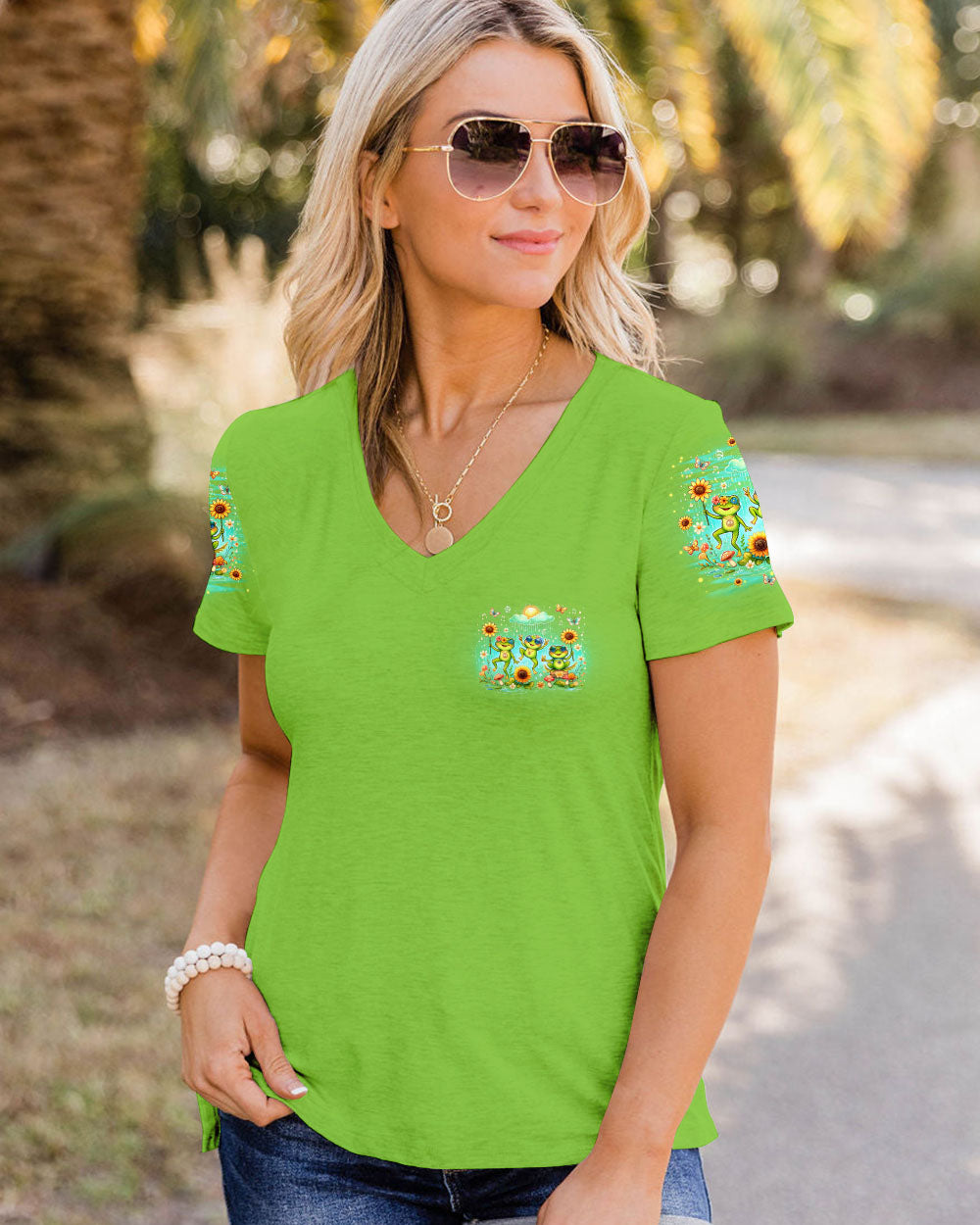 GOOD TIMES CRAZY FRIEND FROG ALL OVER PRINT - TLNO0107241