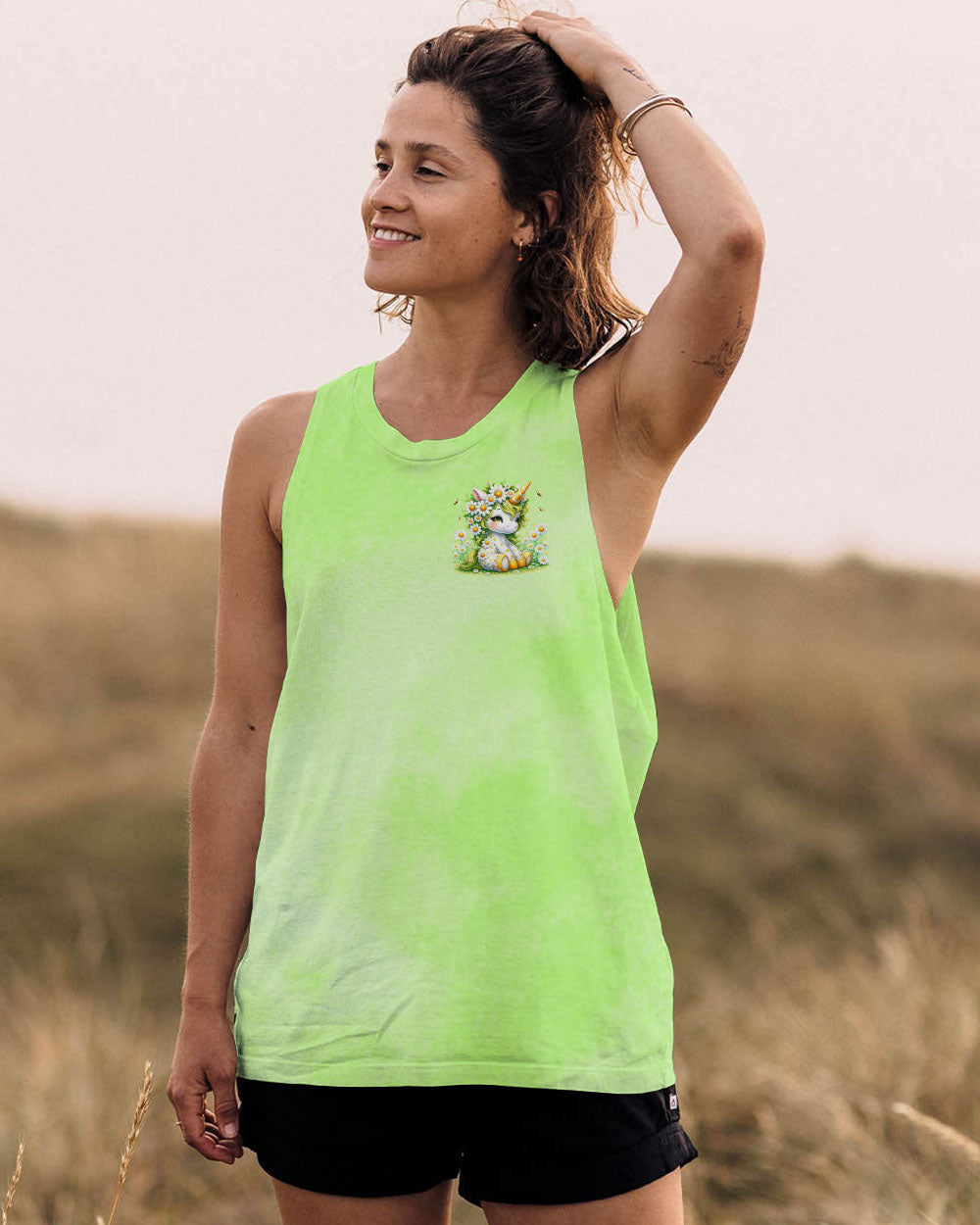 BE KIND UNICORN DAISIES ALL OVER PRINT - TLNO0107252