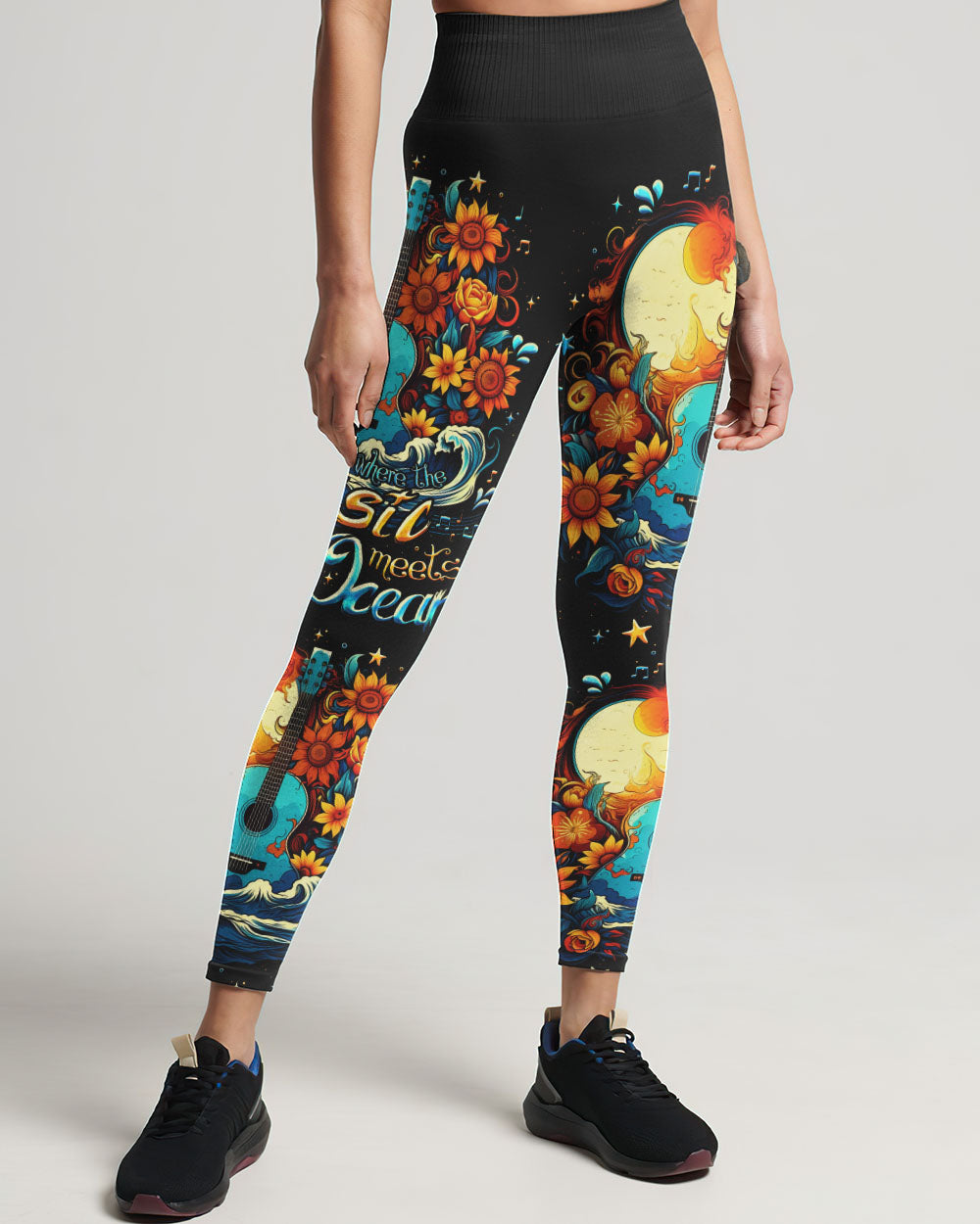 FIND ME WHERE THE MUSIC MEETS THE OCEAN GUITAR ALL OVER PRINT - TLNO0206231