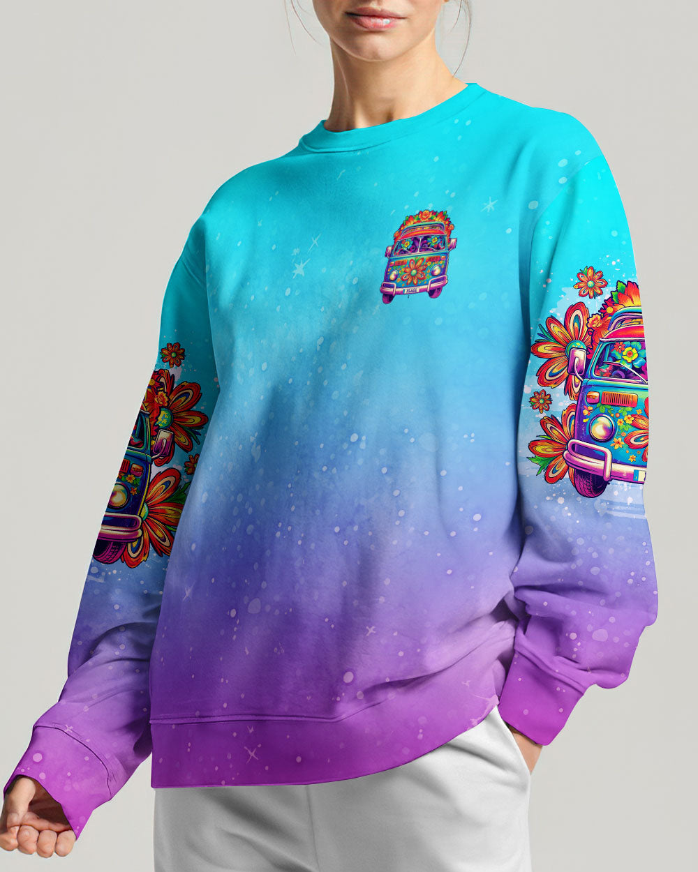 RUNNING AGAINST THE WIND COLORFUL ALL OVER PRINT - TLNO0305243