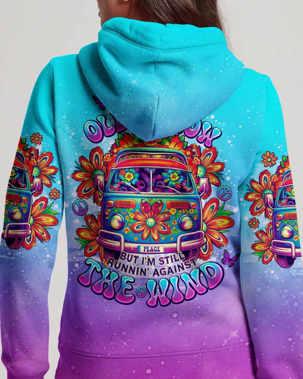 RUNNING AGAINST THE WIND COLORFUL ALL OVER PRINT - TLNO0305243