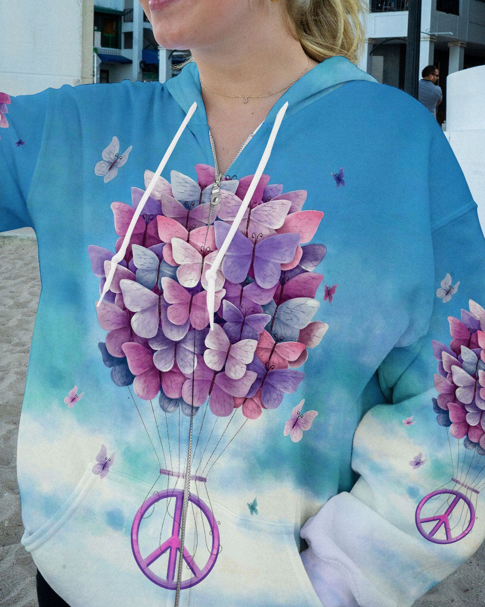 PEACE Y'ALL BUTTERFLY ALL OVER PRINT - TLNO0307231