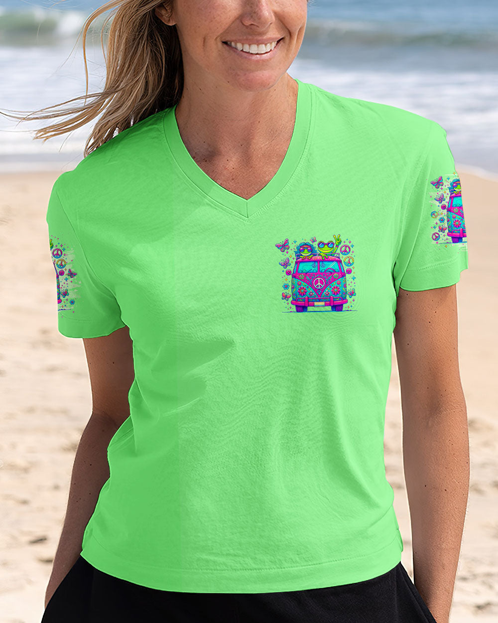 GOOD TIMES CRAZY FRIEND FROG BUS ALL OVER PRINT - TLNO0310241