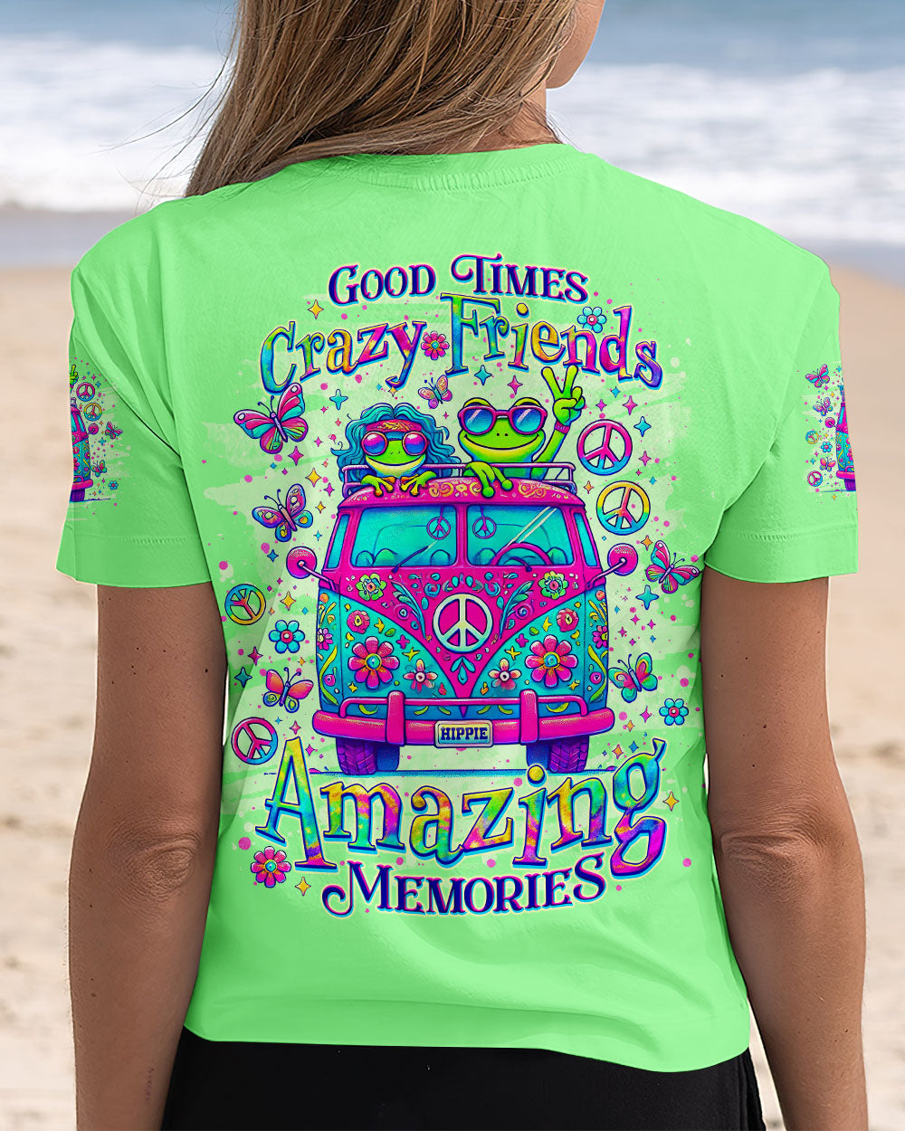 GOOD TIMES CRAZY FRIEND FROG BUS ALL OVER PRINT - TLNO0310241