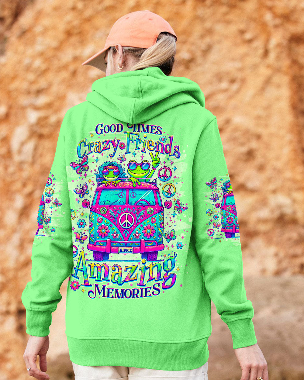 GOOD TIMES CRAZY FRIEND FROG BUS ALL OVER PRINT - TLNO0310241