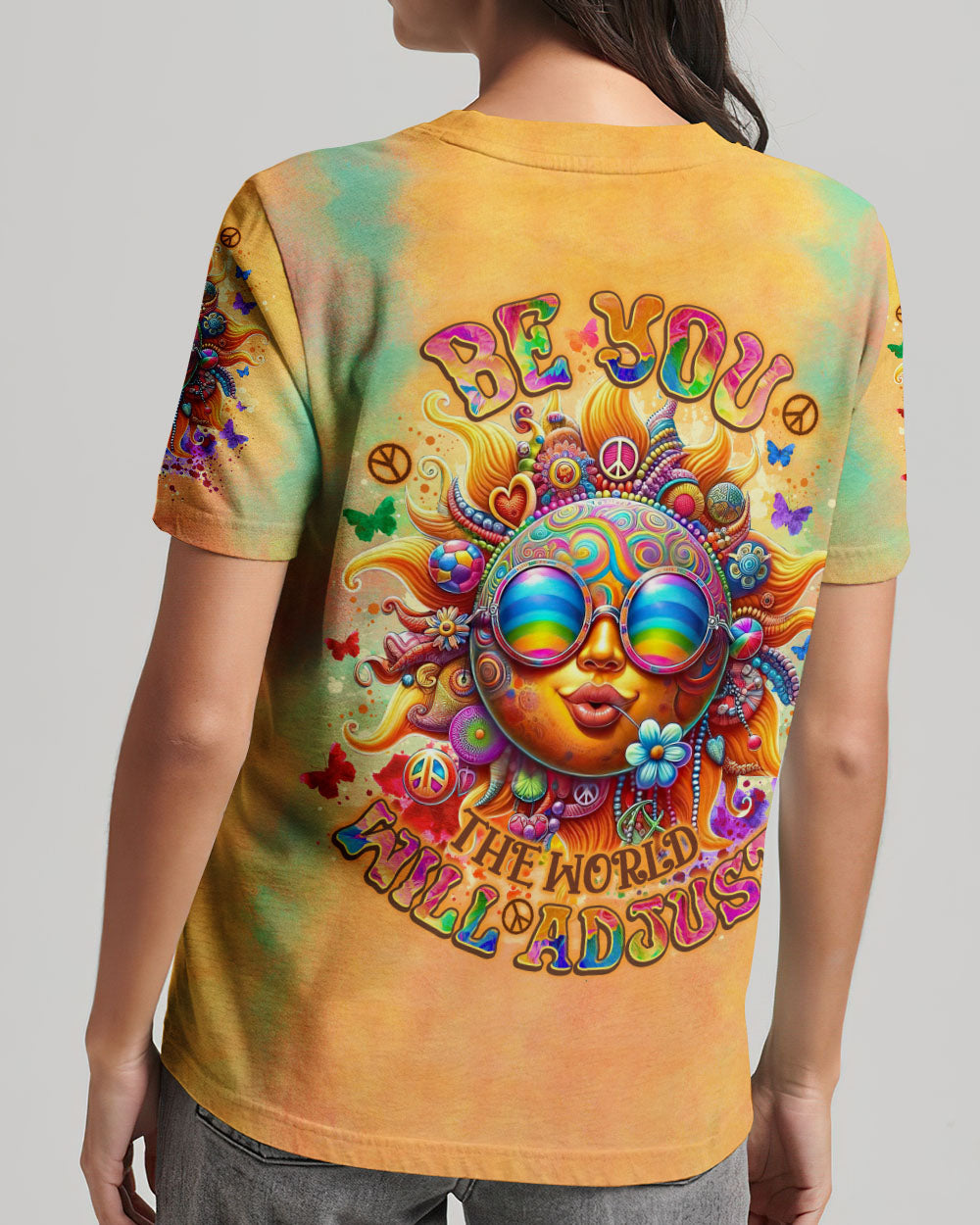 BE YOU THE WORLD WILL ADJUST SUN ALL OVER PRINT - TLNO0405241