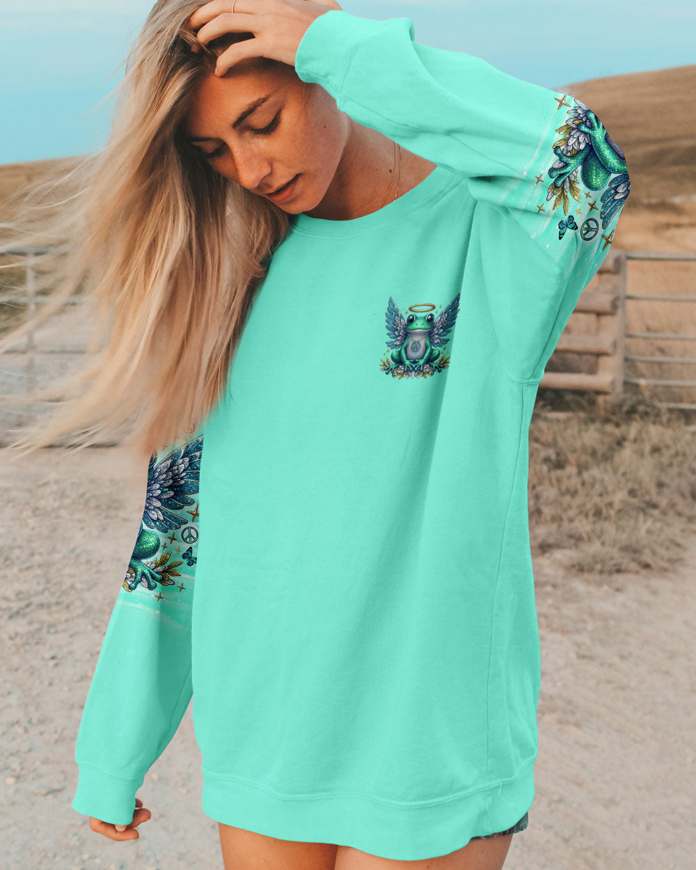 I BELIEVE THERE ARE ANGELS AMONG US WINGS ALL OVER PRINT - TLNO0406252
