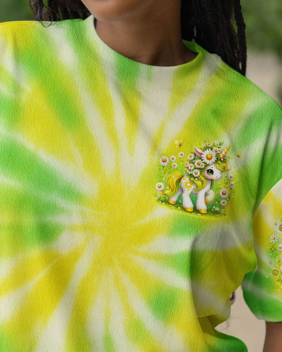 SPARKLE LIKE A UNICORN TIE DYE ALL OVER PRINT - TLNO0407251
