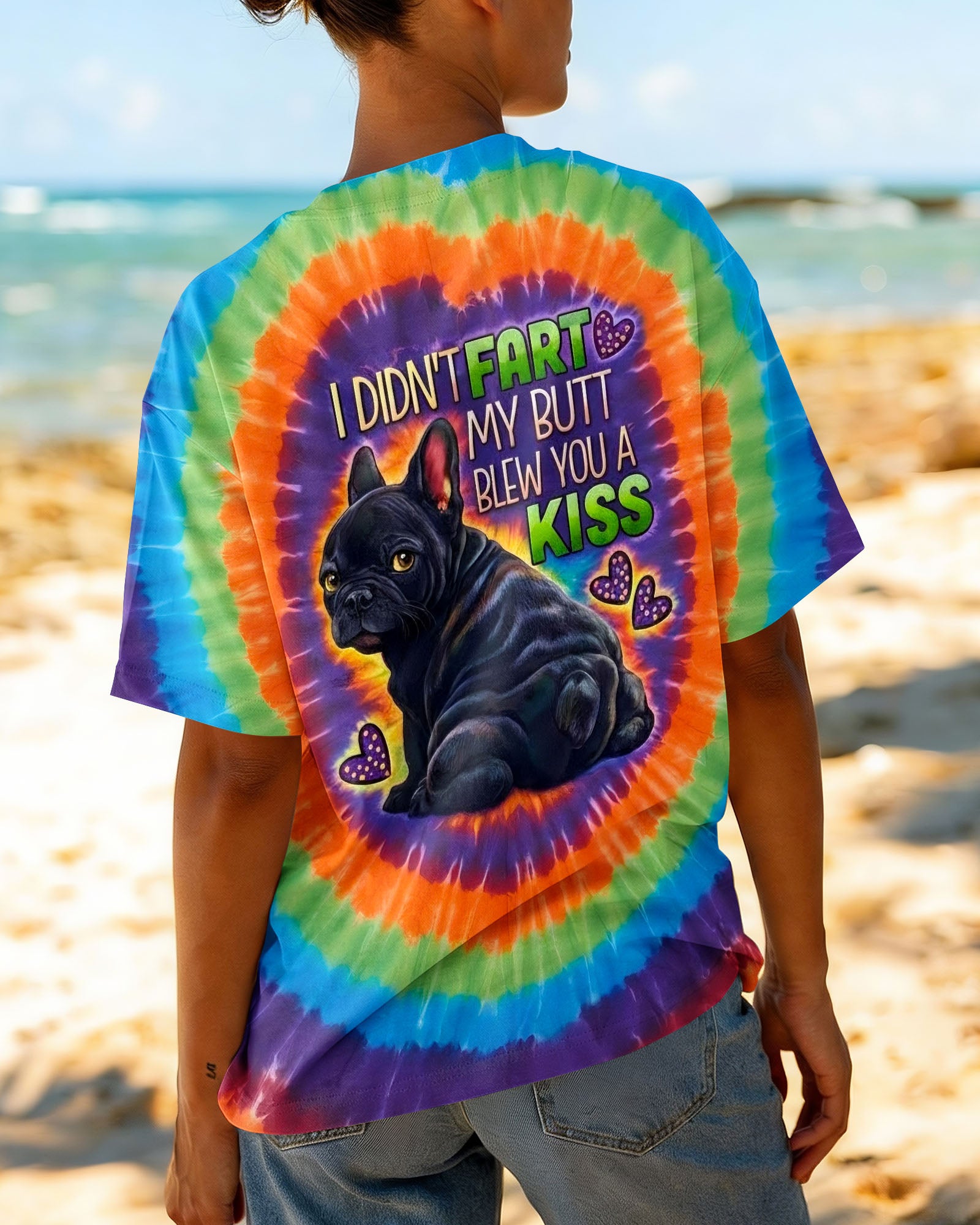 I DIDN'T FART FRENCH BULLDOG  SWIRL ALL OVER PRINT - TLNO0502262
