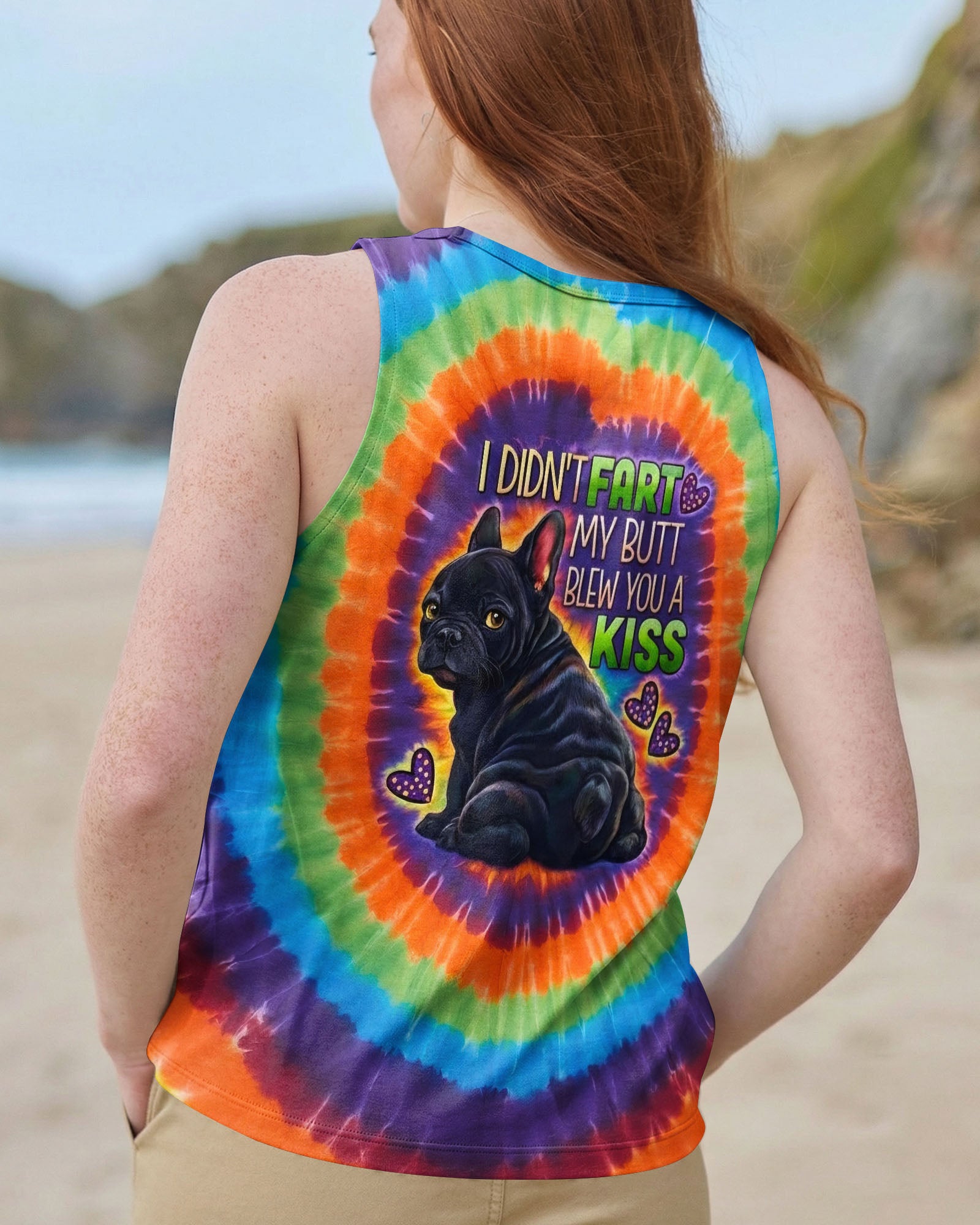 I DIDN'T FART FRENCH BULLDOG  SWIRL ALL OVER PRINT - TLNO0502262