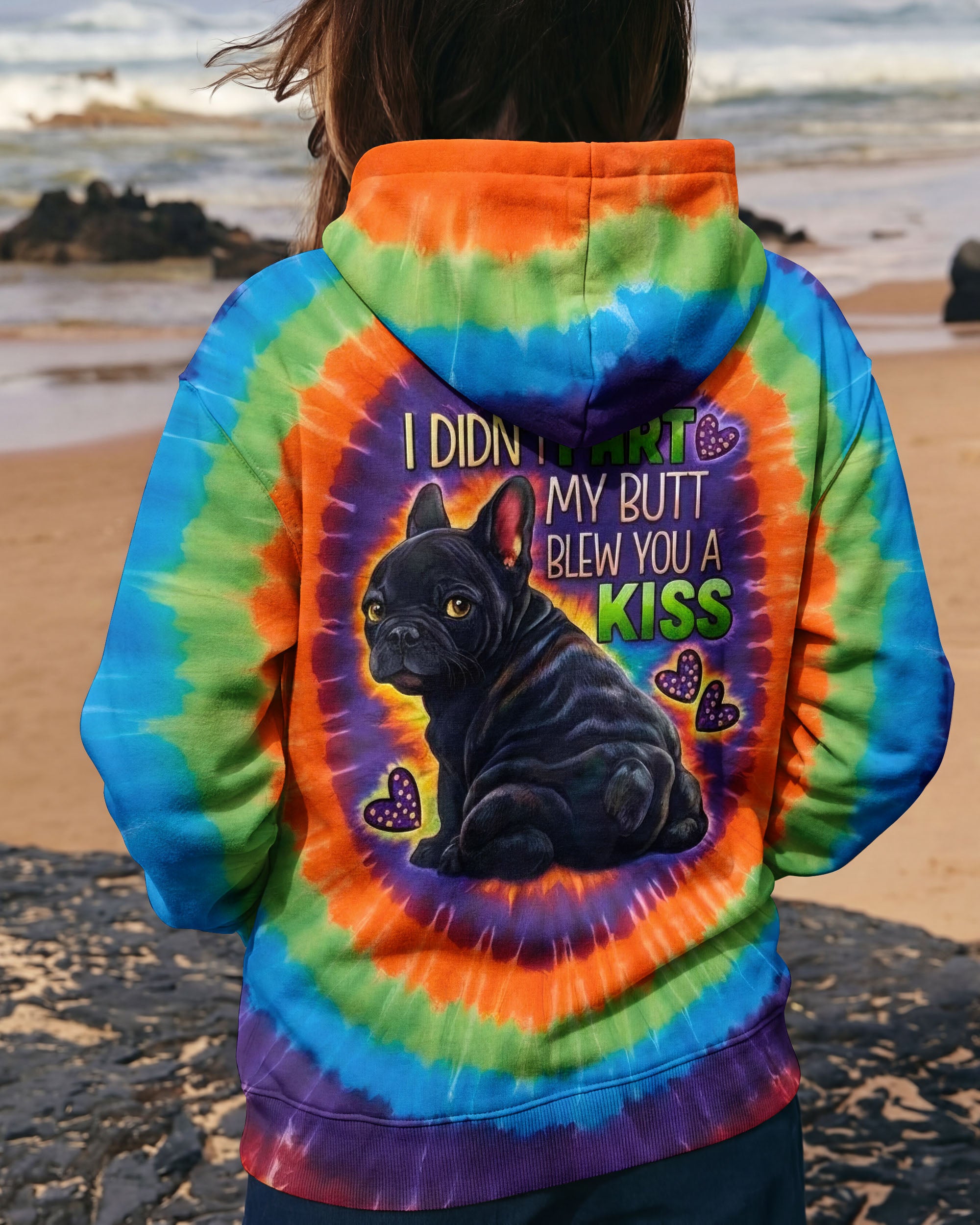I DIDN'T FART FRENCH BULLDOG  SWIRL ALL OVER PRINT - TLNO0502262