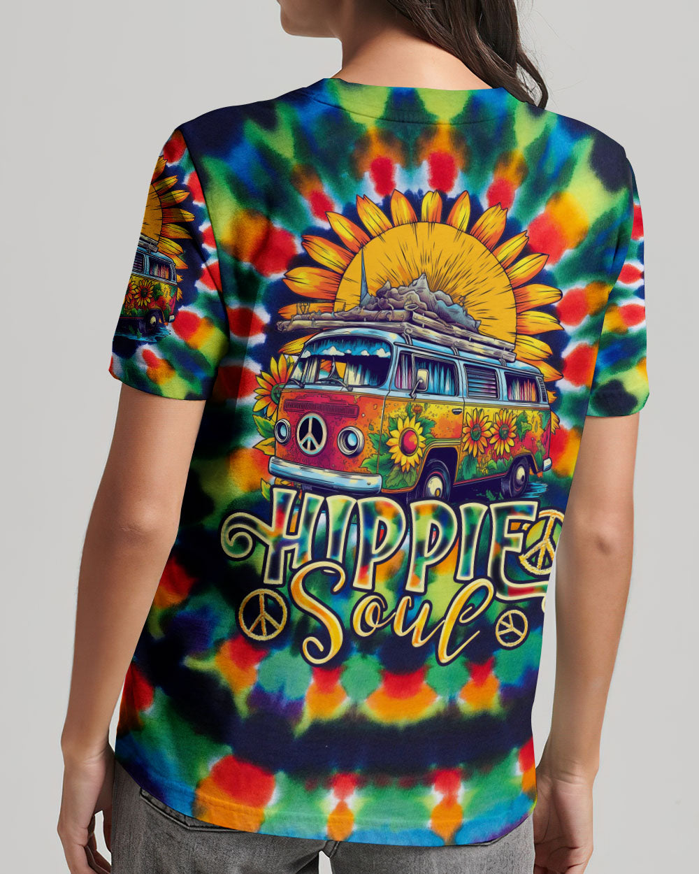 HIPPIE SOUL TIE DYE ALL OVER PRINT - TLNO0607233