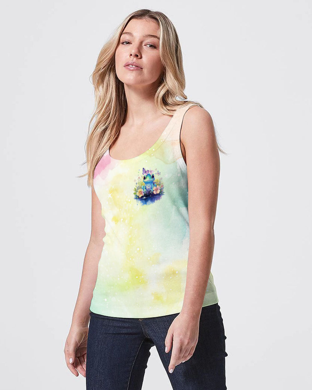 YOU DON'T HAVE TO BE ANYTHING FROG ALL OVER PRINT - TLNO0612231