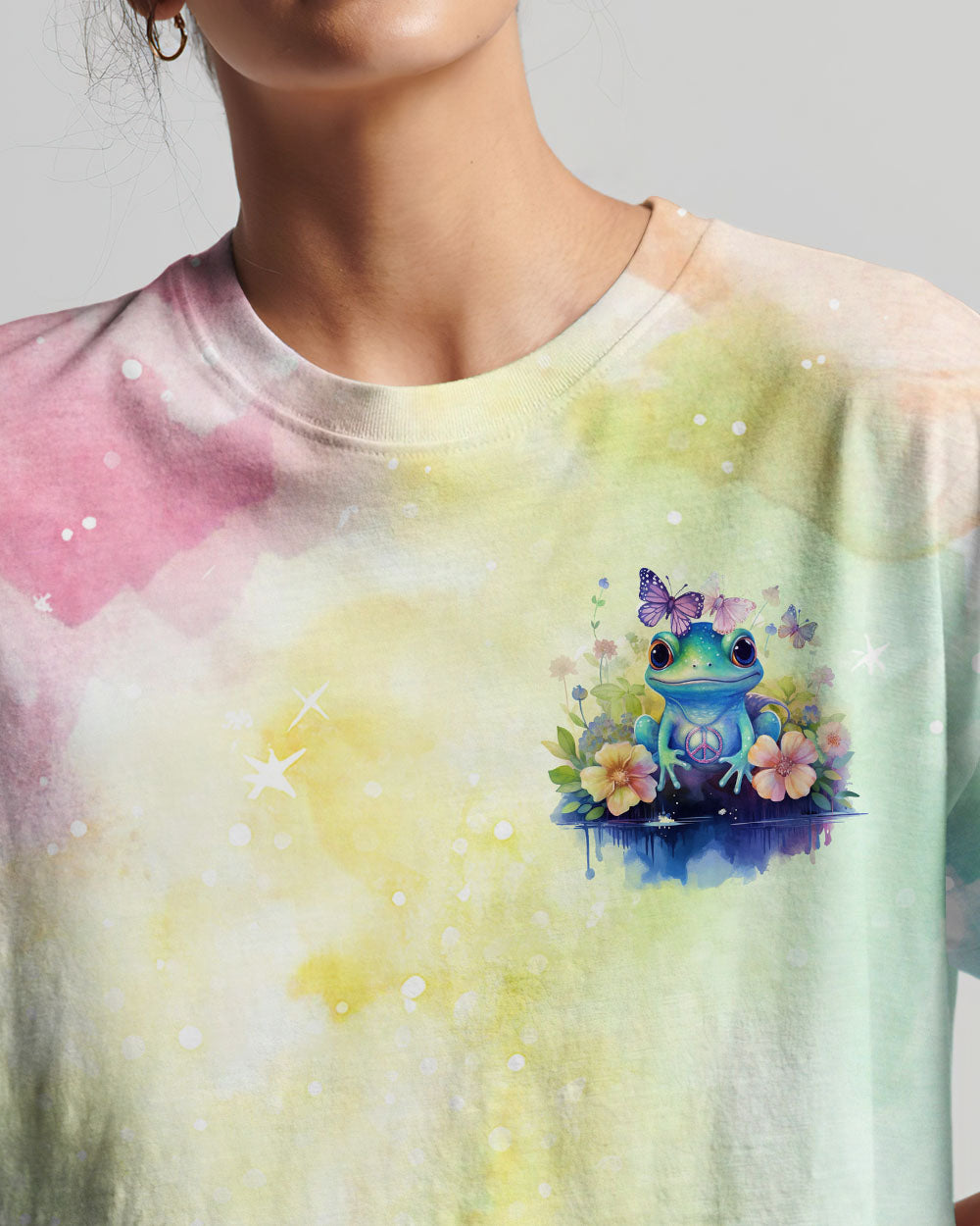YOU DON'T HAVE TO BE ANYTHING FROG ALL OVER PRINT - TLNO0612231