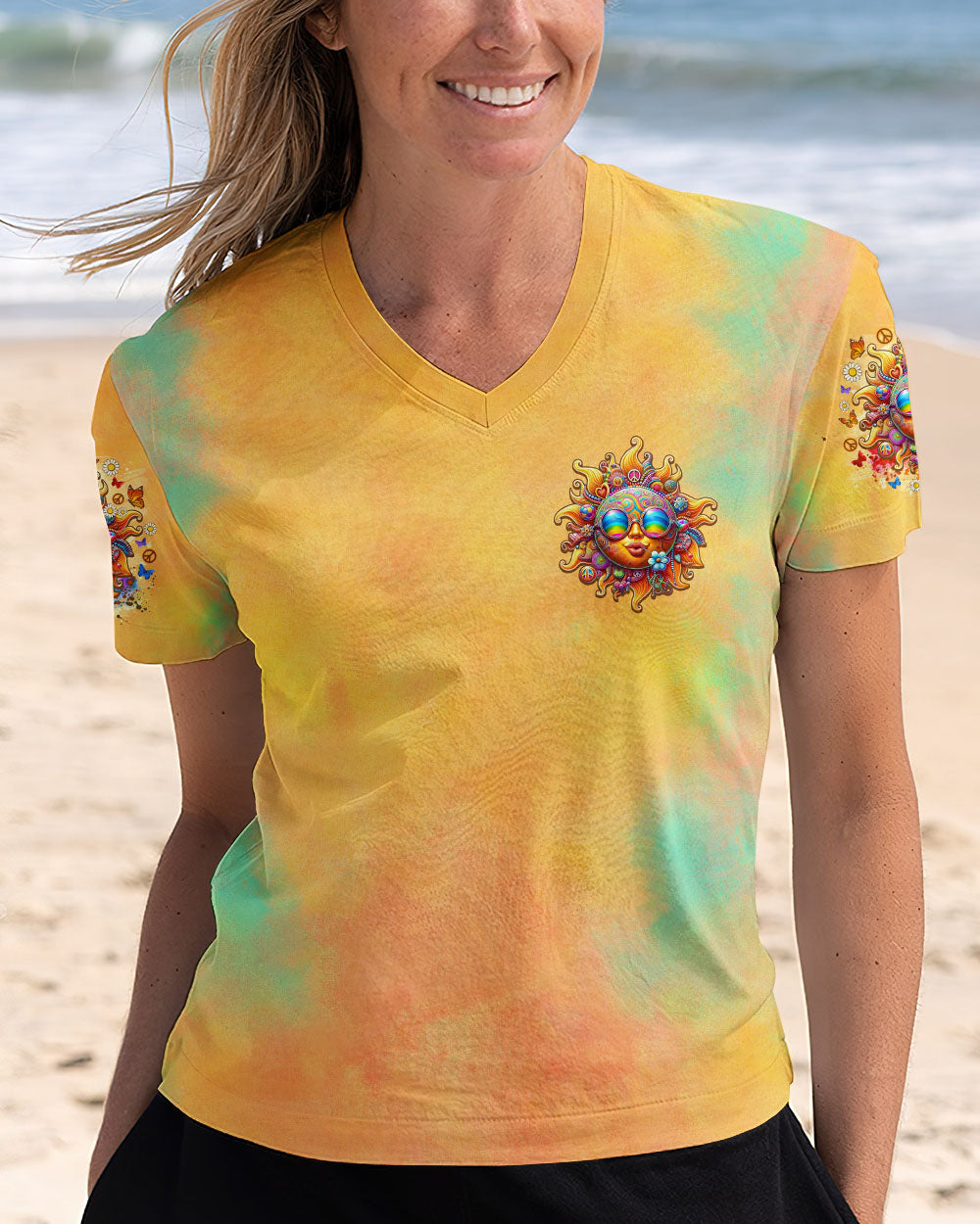 PEACE LOVE SUN ALL OVER PRINT - TLNO0612242